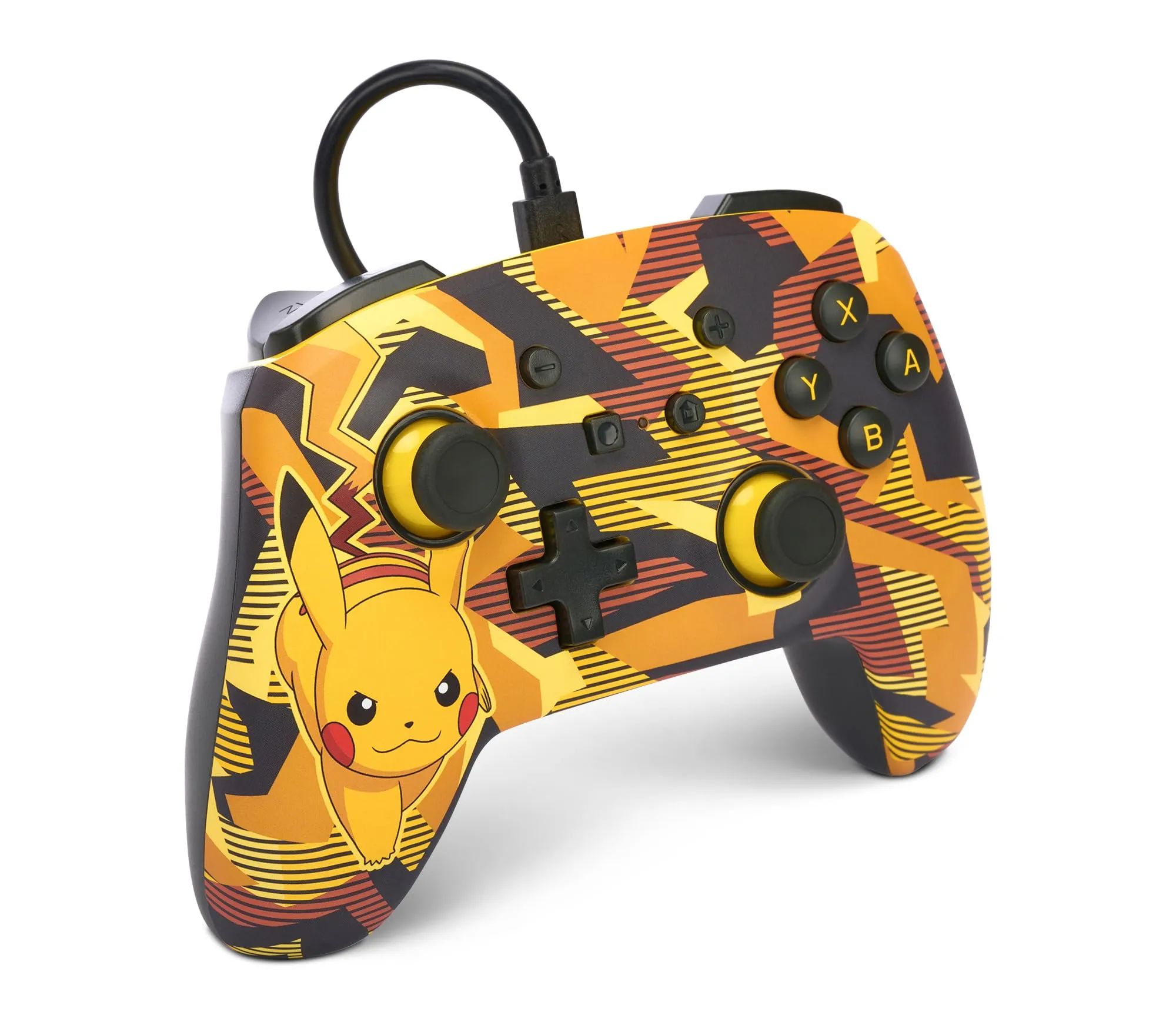 PowerA Controller Cablato Avanzato per Nintendo Switch - Tempesta Camuffata di Pikachu - immagine 2