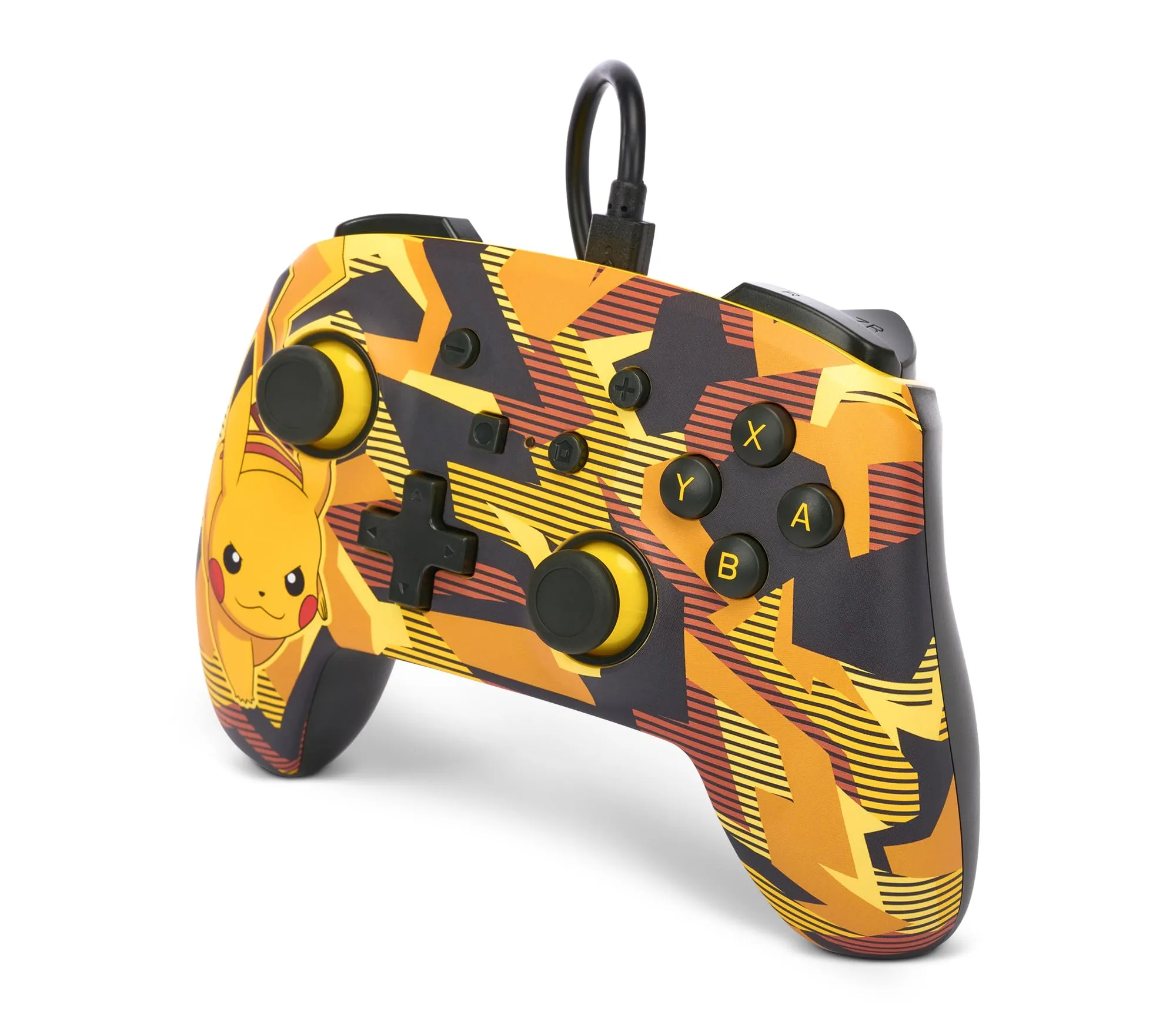 PowerA Controller Cablato Avanzato per Nintendo Switch - Tempesta Camuffata di Pikachu - immagine 4