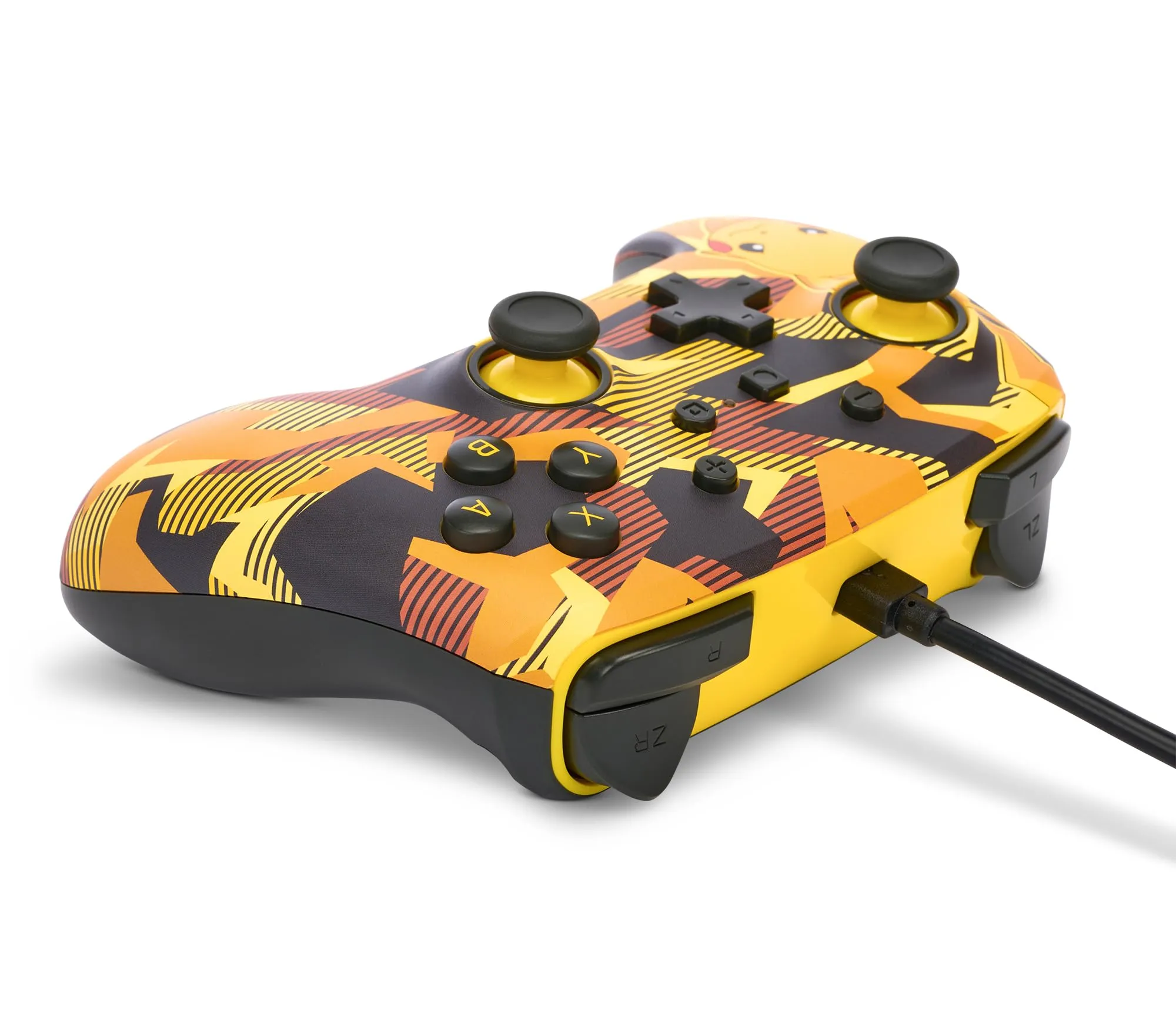 PowerA Controller Cablato Avanzato per Nintendo Switch - Tempesta Camuffata di Pikachu - immagine 5