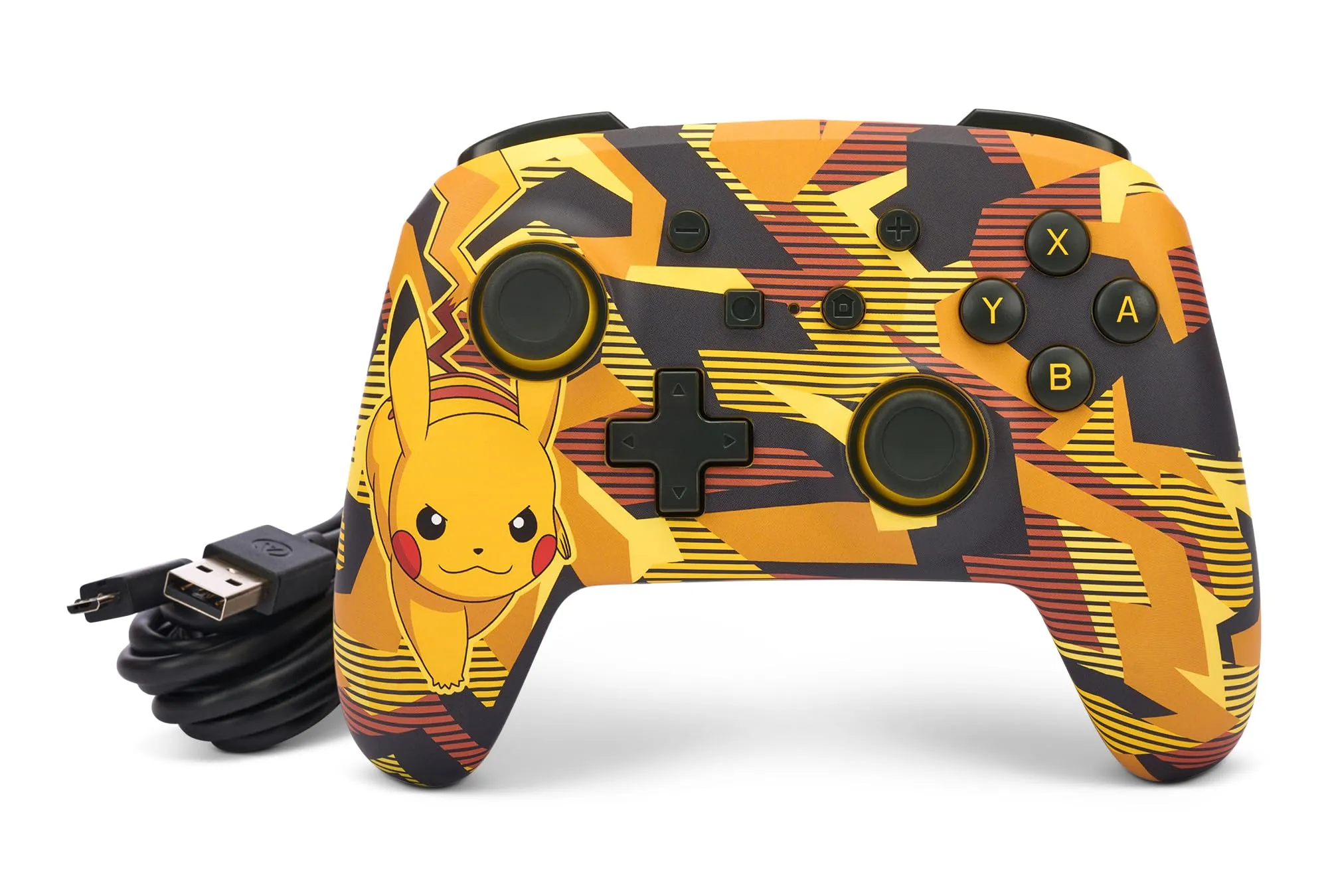 PowerA Controller Cablato Avanzato per Nintendo Switch - Tempesta Camuffata di Pikachu - immagine 8