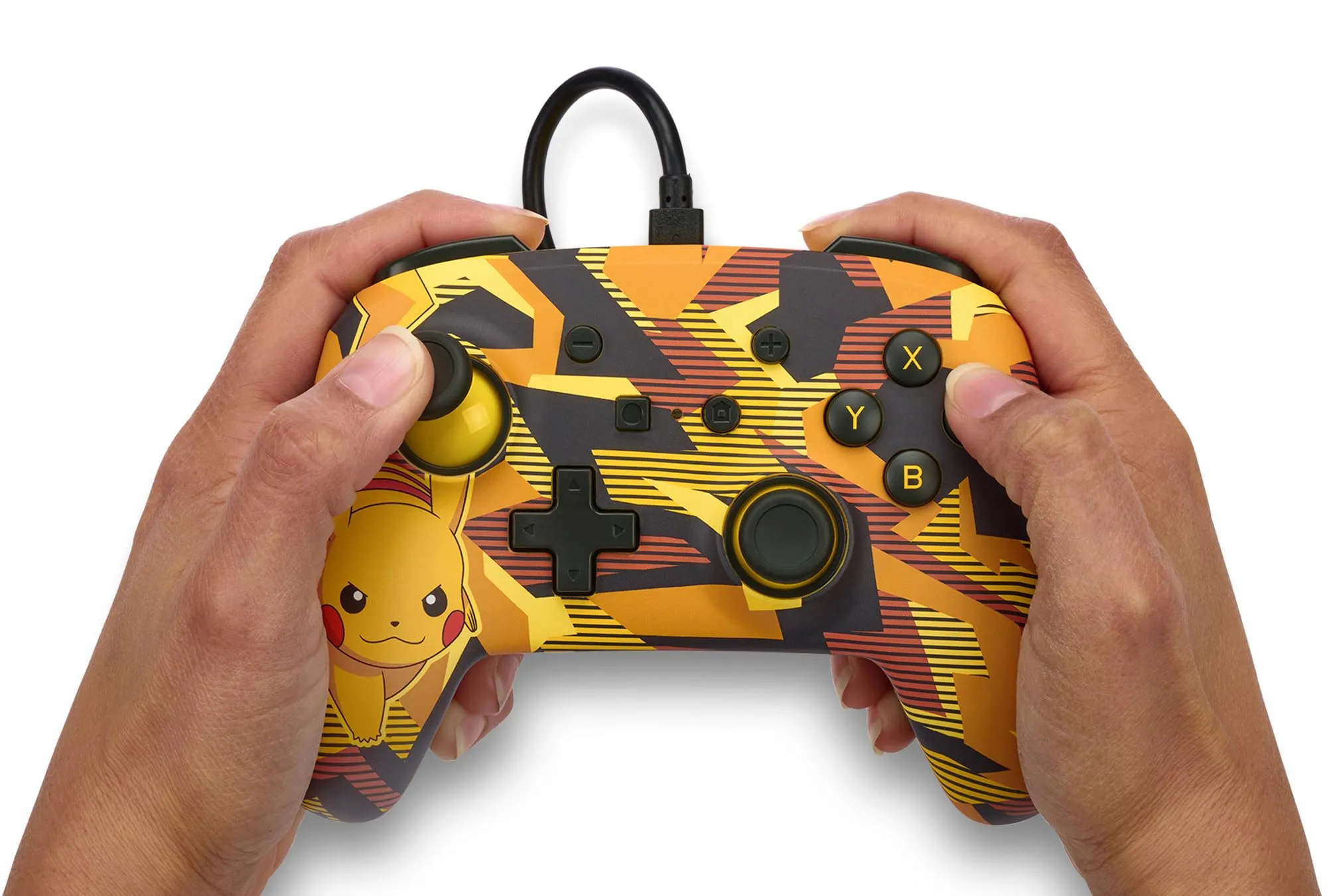 PowerA Controller Cablato Avanzato per Nintendo Switch - Tempesta Camuffata di Pikachu - immagine 9