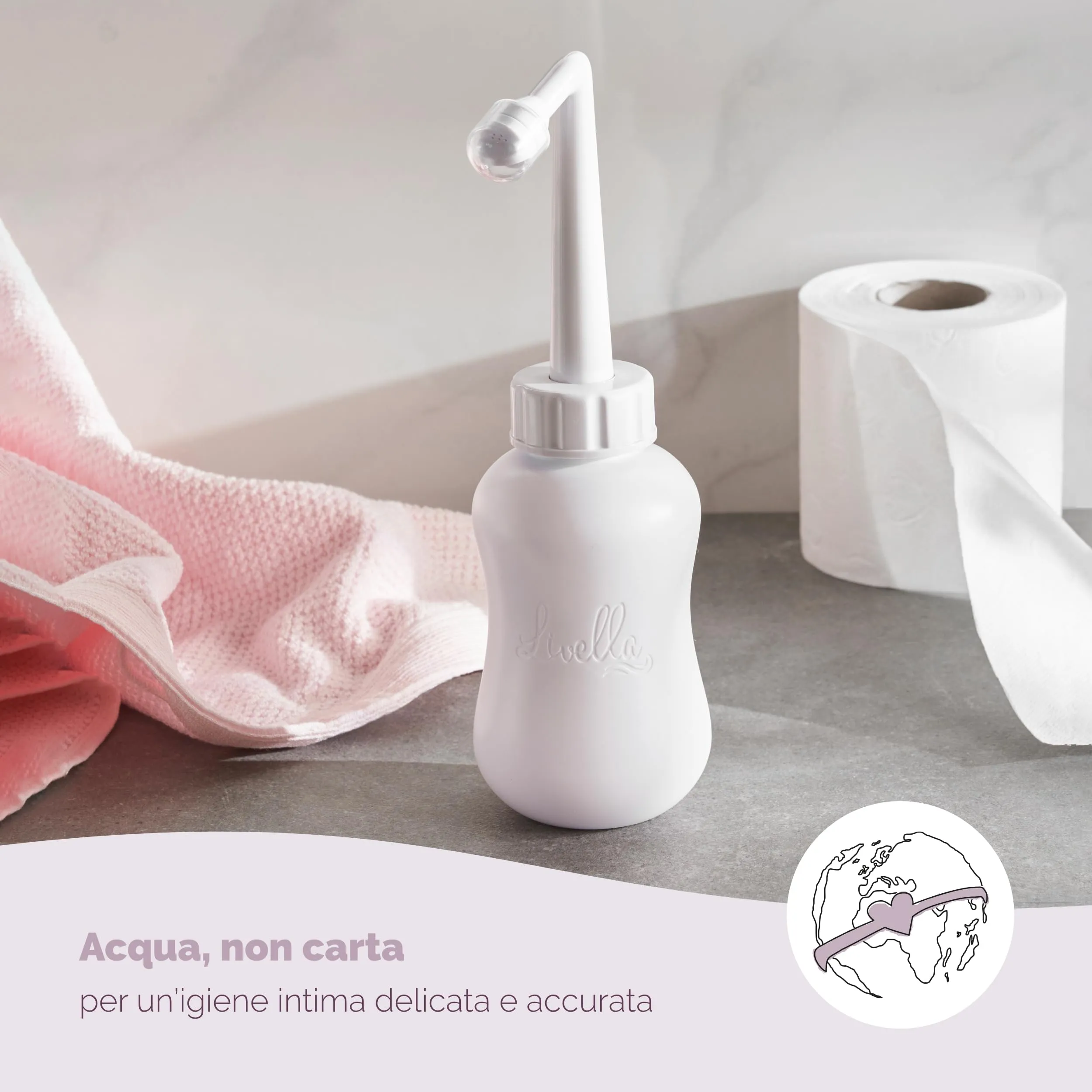 Livella Bidet Portatile Peri Bottle 400ml - immagine 5