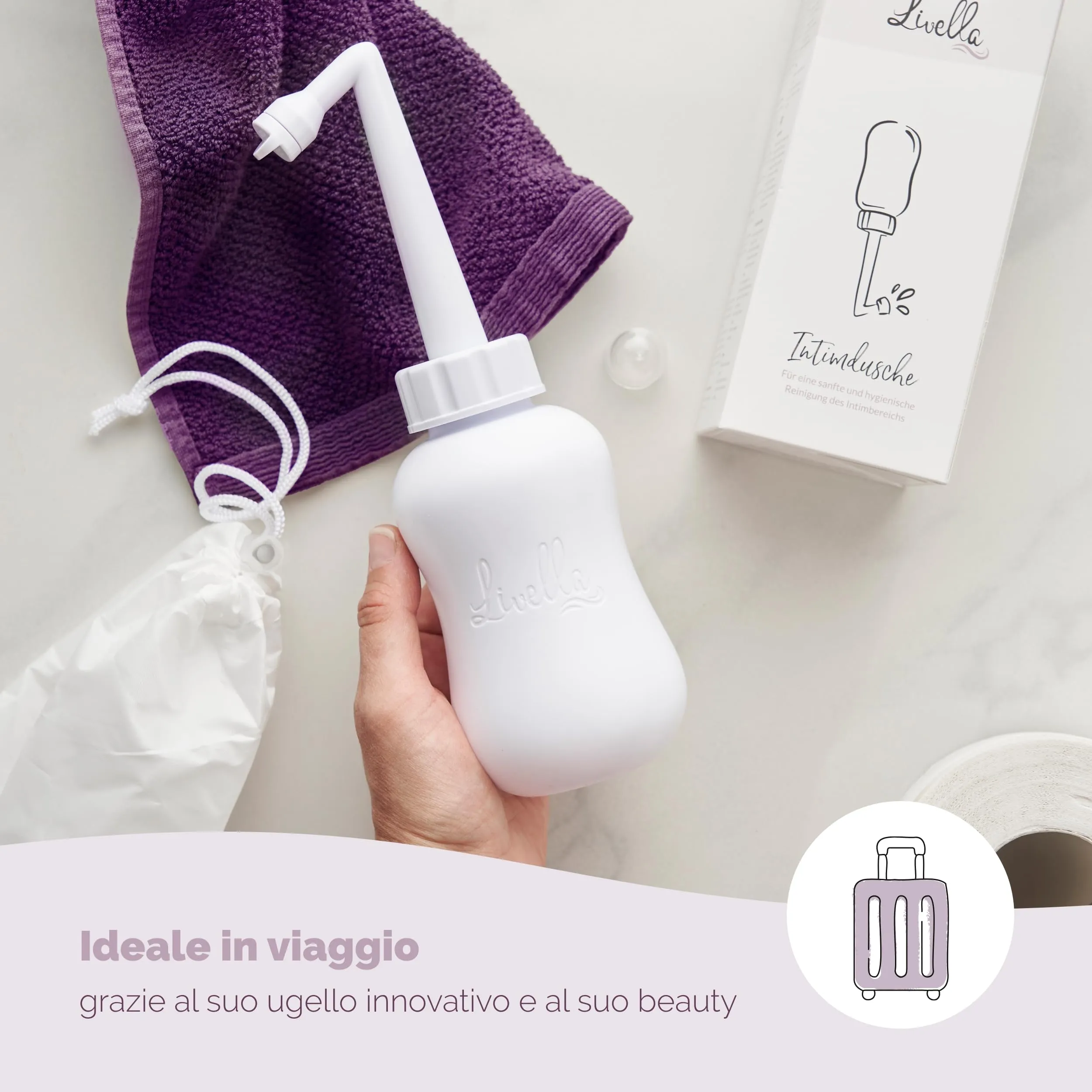 Livella Bidet Portatile Peri Bottle 400ml - immagine 6