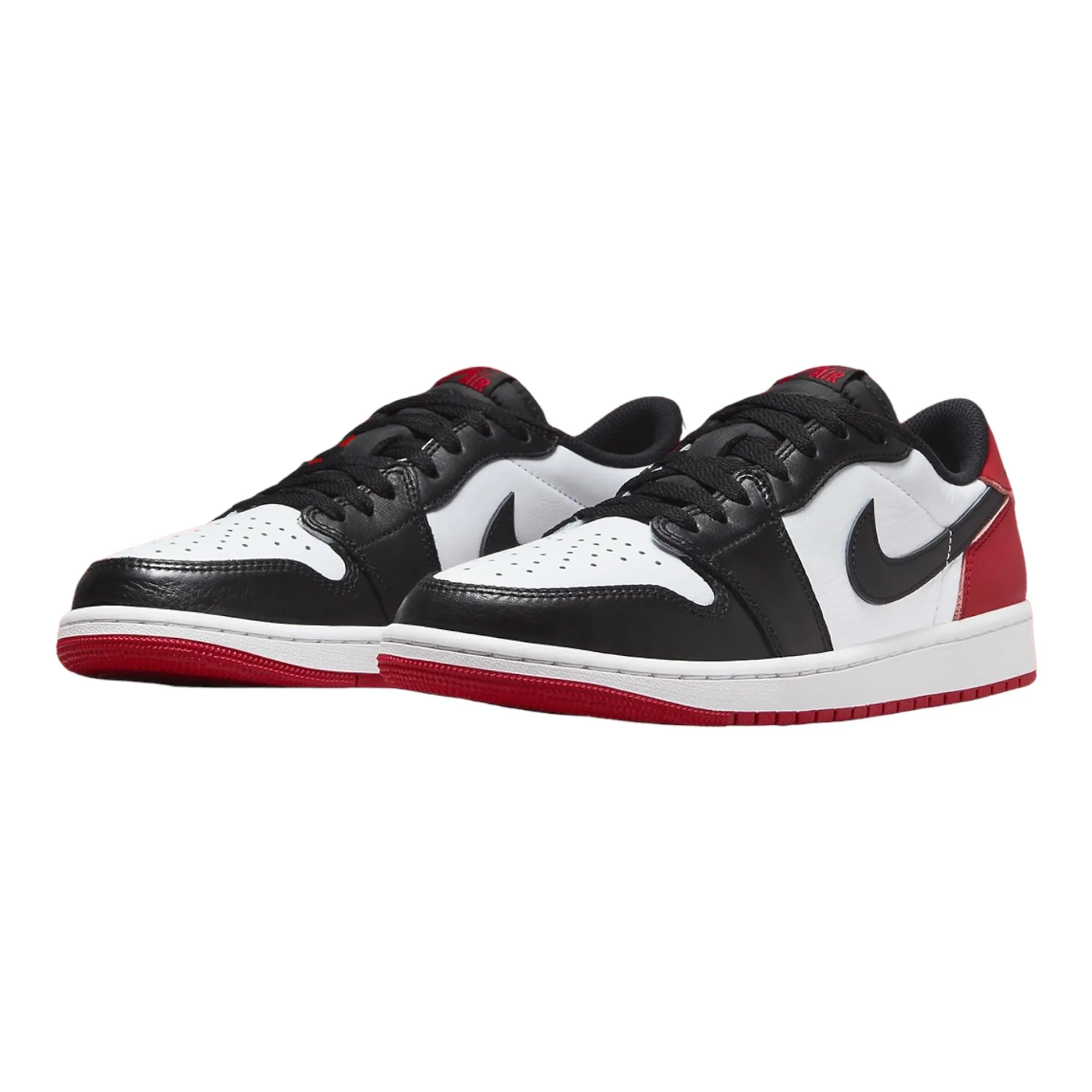 Nike Air Jordan 1 Mid Women's Basketball Shoes, White Black Varsity Red, 45 EU - immagine 3