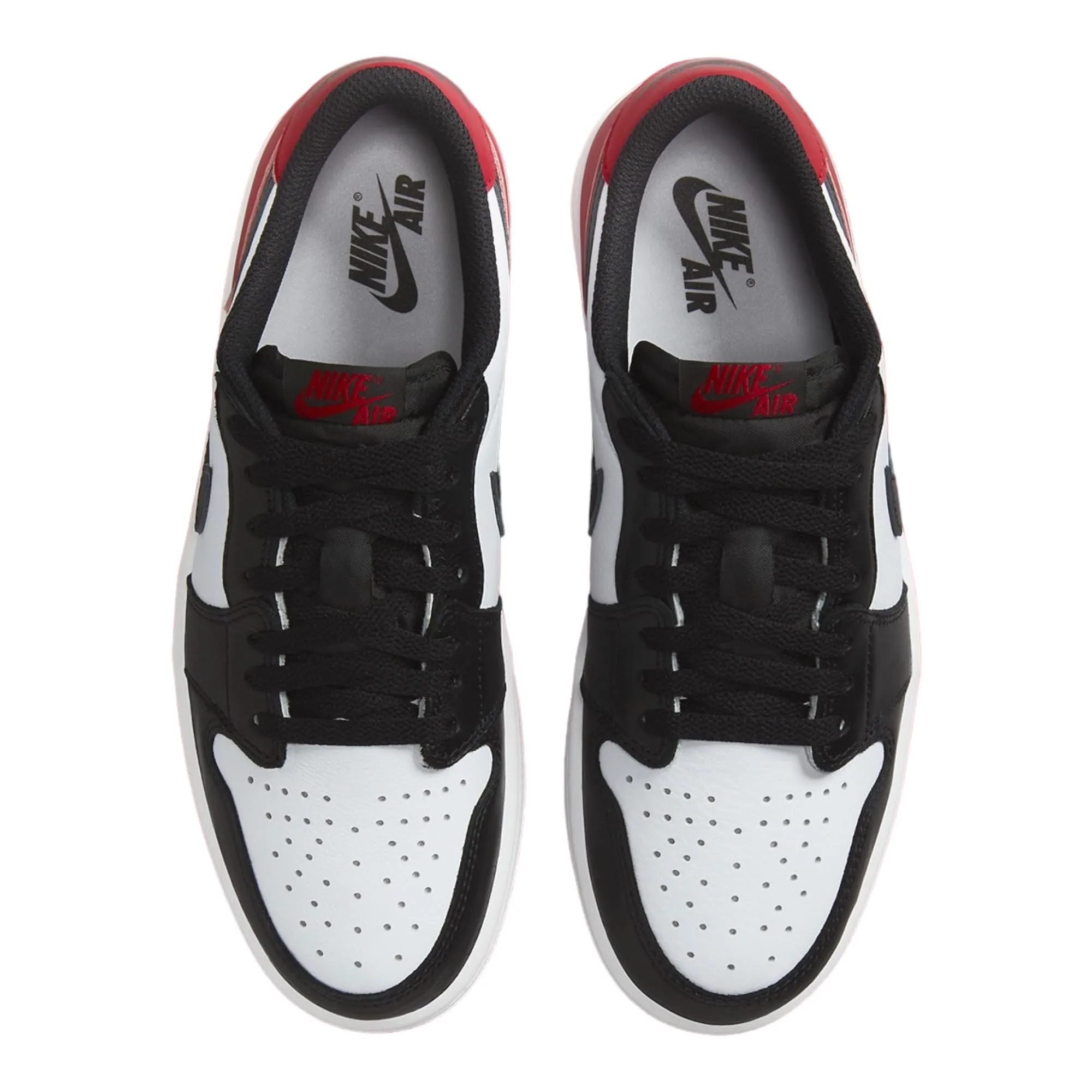 Nike Air Jordan 1 Mid Women's Basketball Shoes, White Black Varsity Red, 45 EU - immagine 4