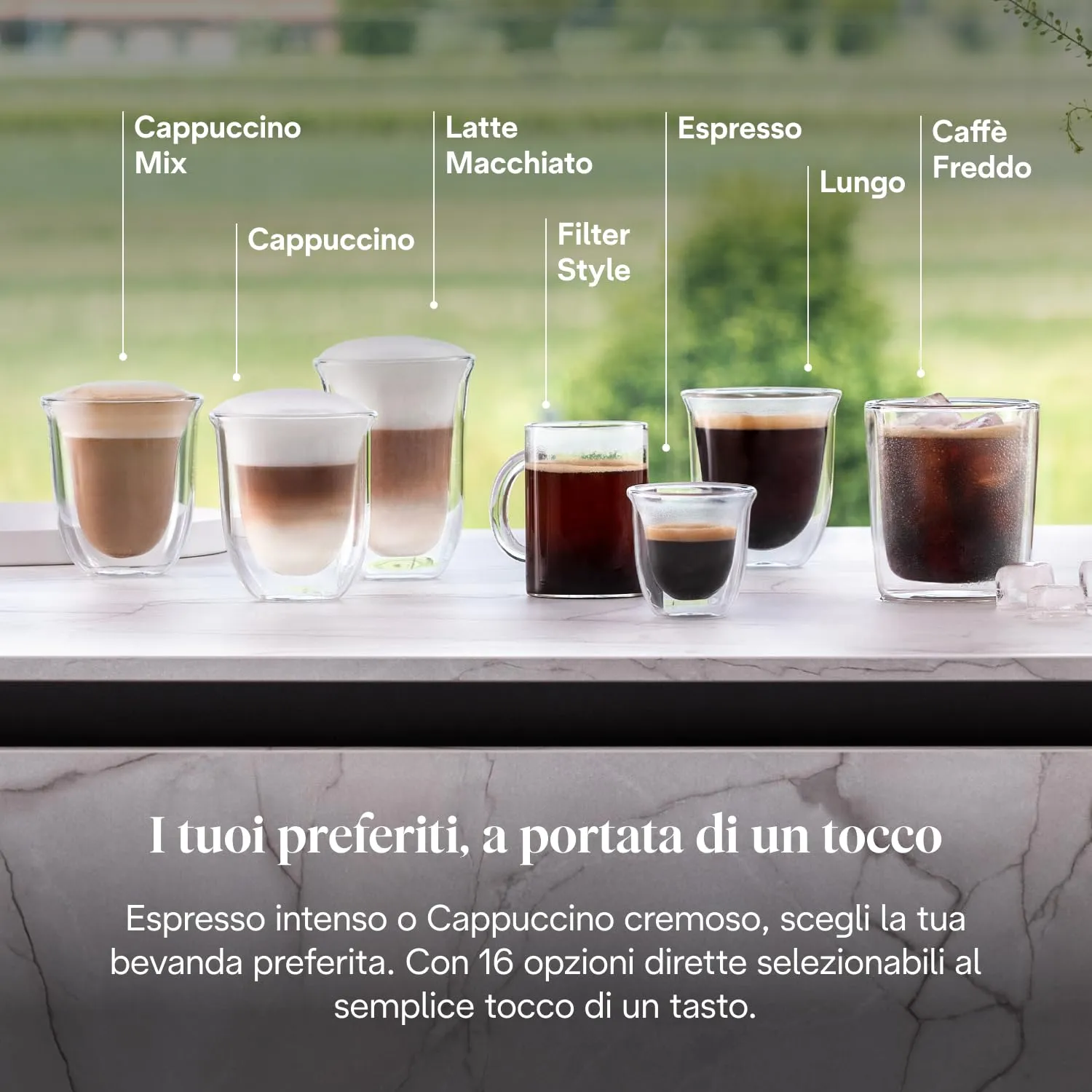 De'Longhi Rivelia Perfetto EXAM440.55.G Macchina da caffè Automatica, Grigio - immagine 5