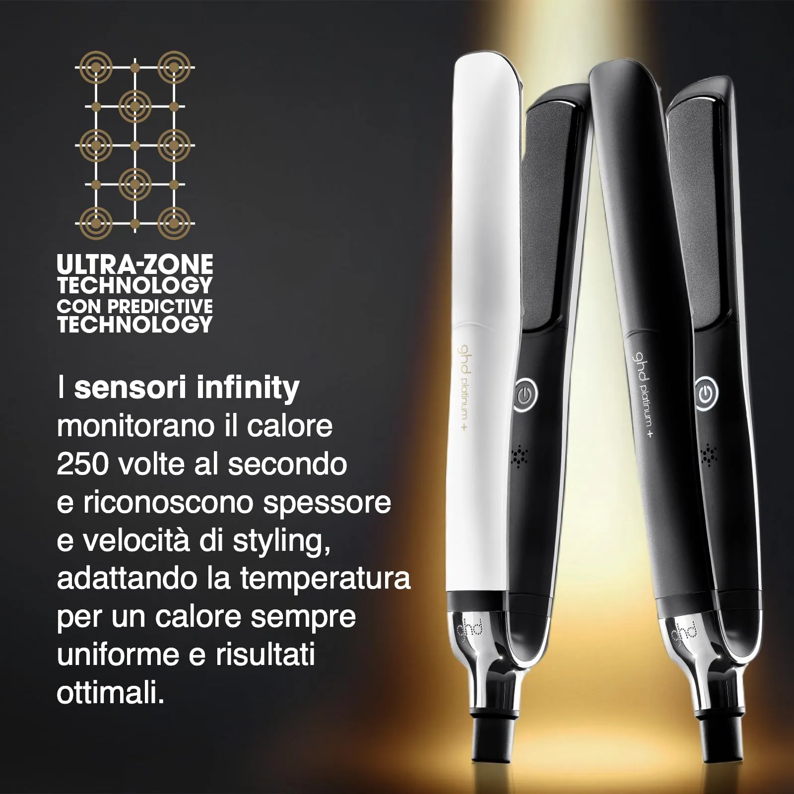 ghd Platinum+ Piastra Intelligente 26 mm, Nero - immagine 4