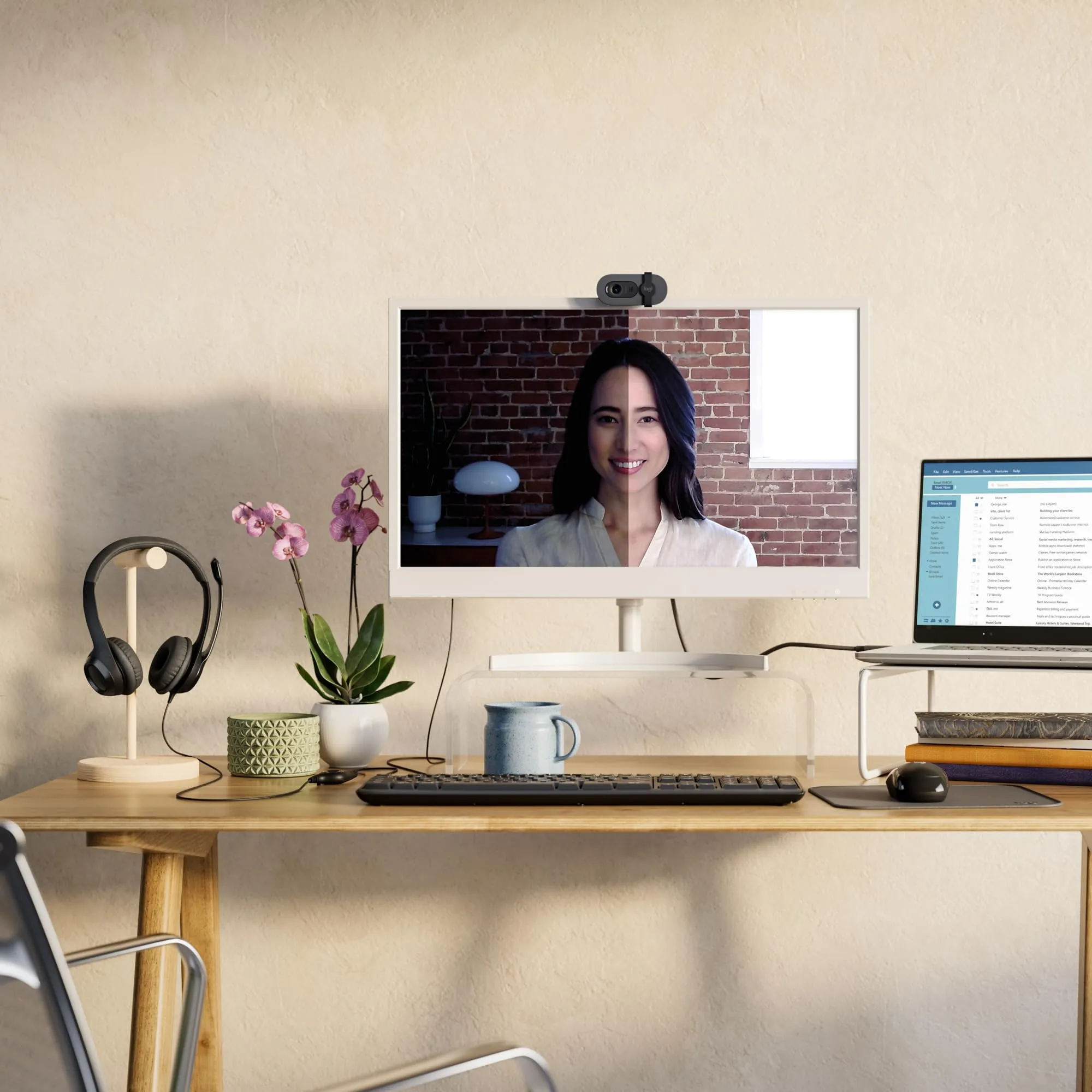 Logitech Brio 100 Full HD Webcam - Grafite - immagine 5