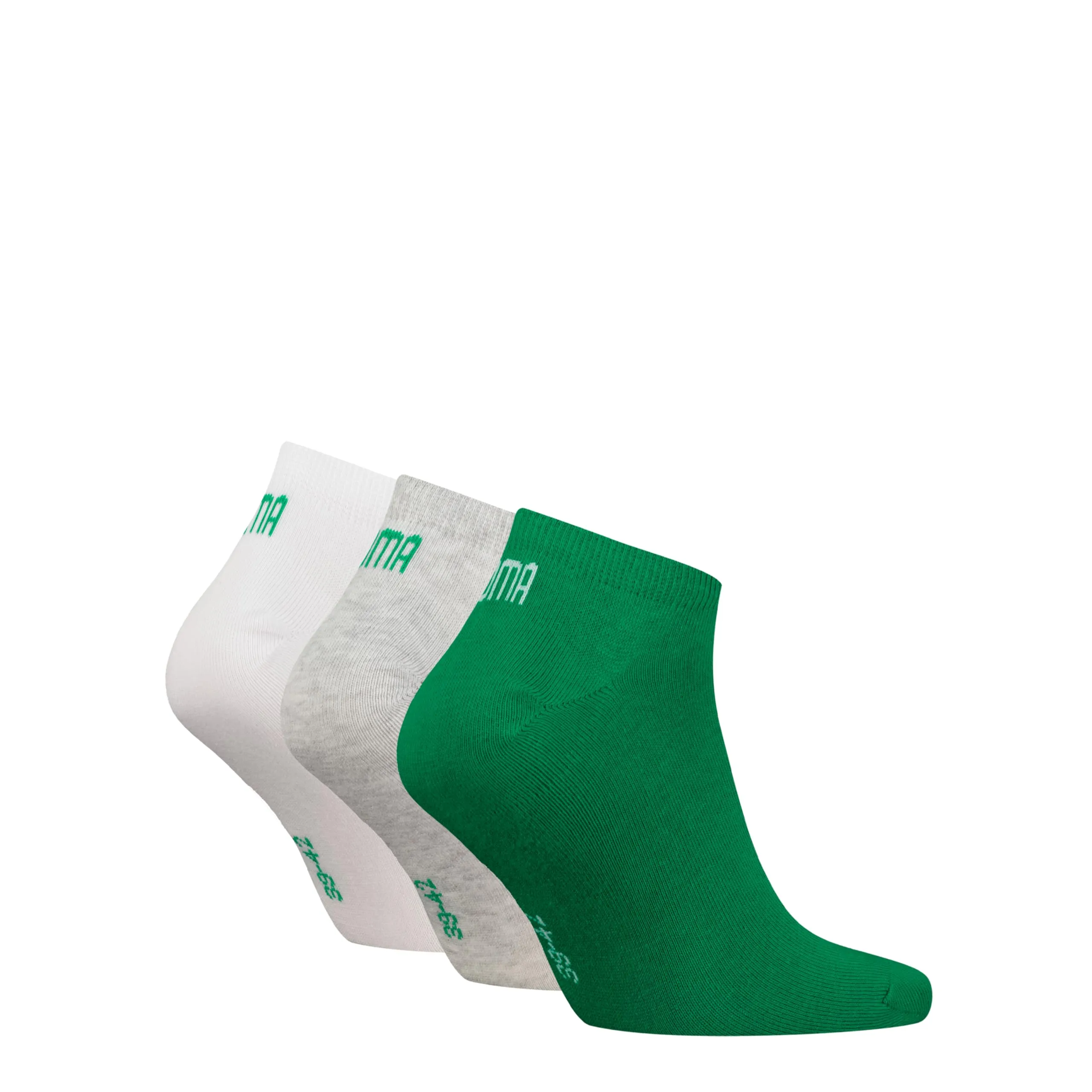 PUMA Unisex Adult Socks, Green, 43-46 (Pack of 3) - immagine 2