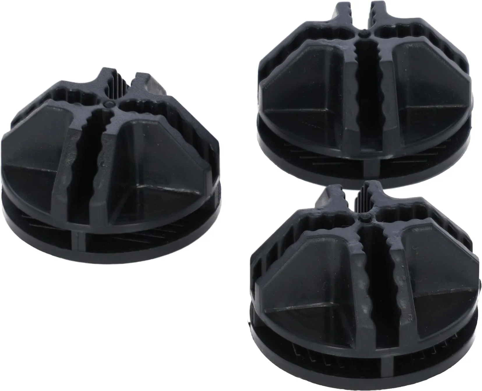 Kerbl Pet Elementi di parete in plastica, 6 pezzi, 35x35cm, Nero - immagine 3