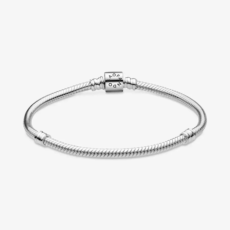 Pandora Icons Bracciale in maglia snake in argento sterling, 16 cm - immagine 4