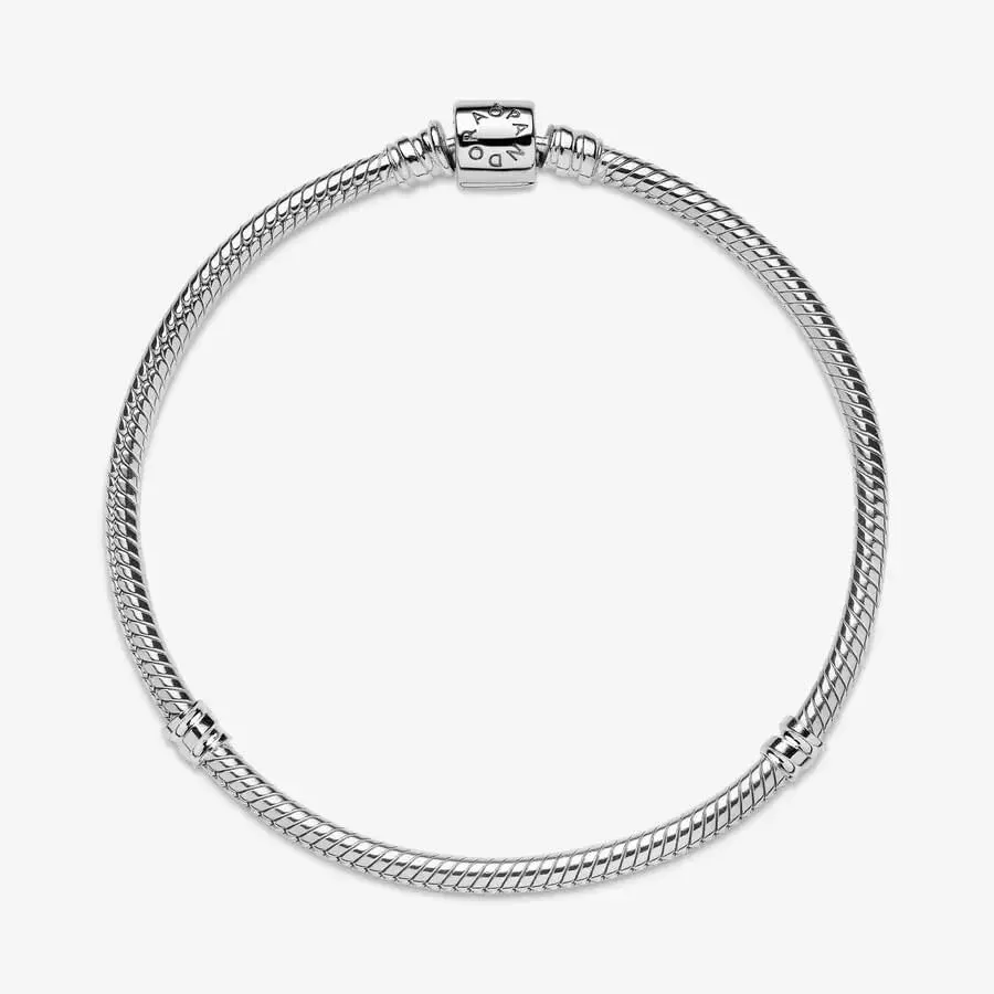 Pandora Icons Bracciale in maglia snake in argento sterling, 16 cm - immagine 5