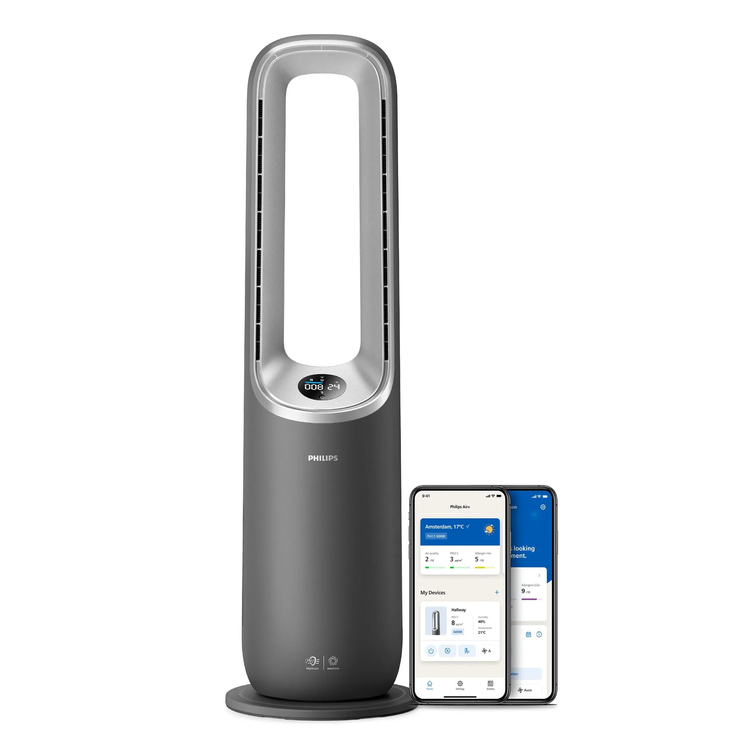 Philips Air Performer 3-in-1 Purificatore, Ventilatore e Riscaldatore AMF870/15, 70 m² - immagine 1