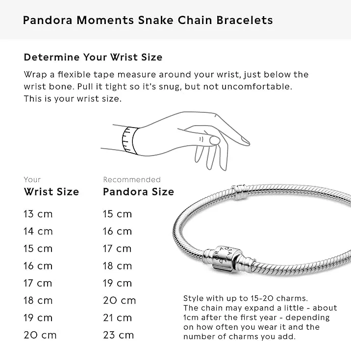 Pandora Icons Bracciale in maglia snake in argento sterling, 17 cm - immagine 7