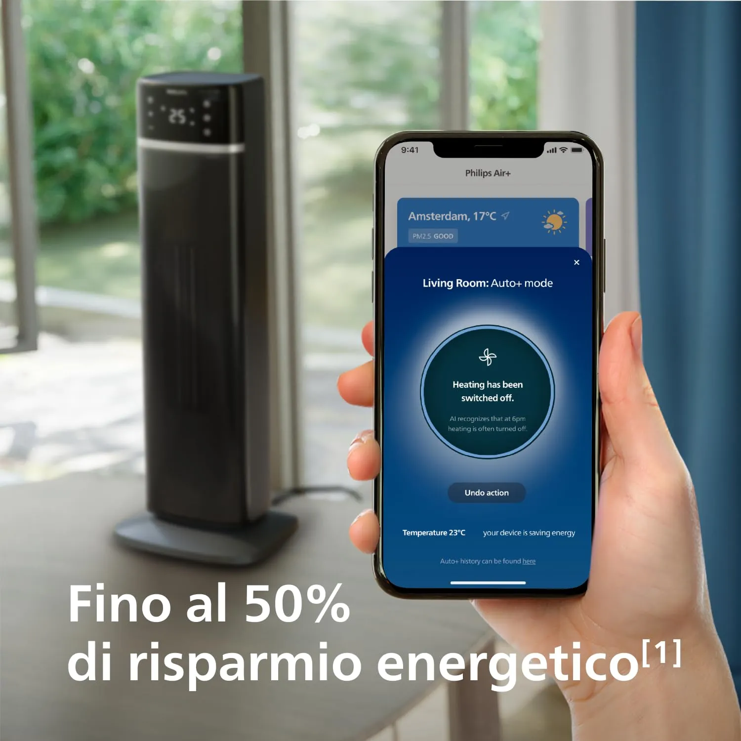 Philips Serie 5000 Termoventilatore a Torre 2000W CX5120/11 - immagine 5