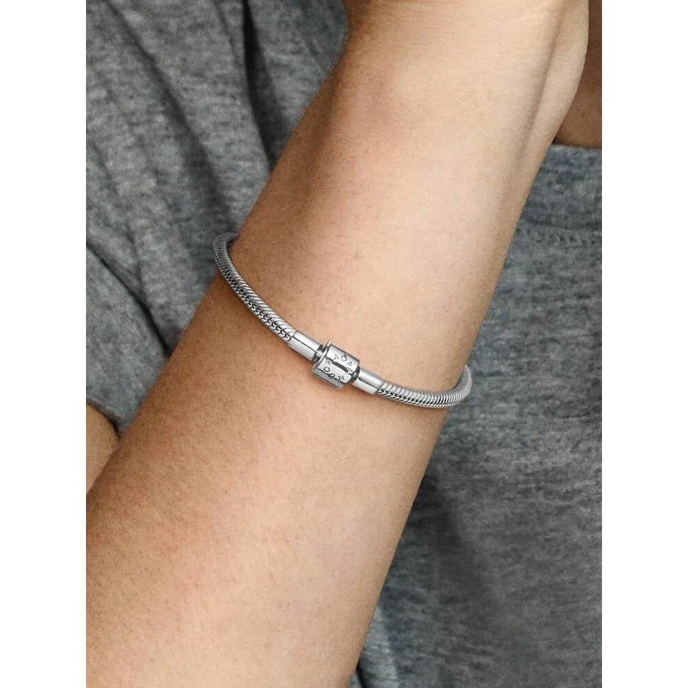 Pandora Icons Snake Chain Sterling Silver Bracelet, 23 cm - immagine 4