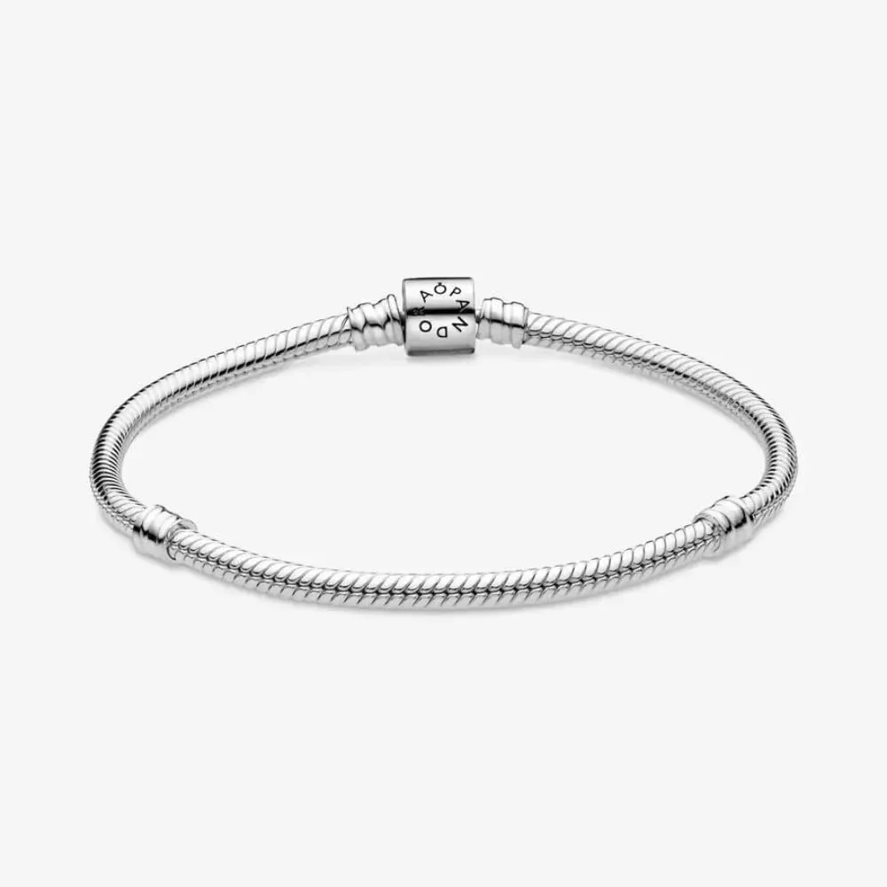 Pandora Icons Snake Chain Sterling Silver Bracelet, 23 cm - immagine 6