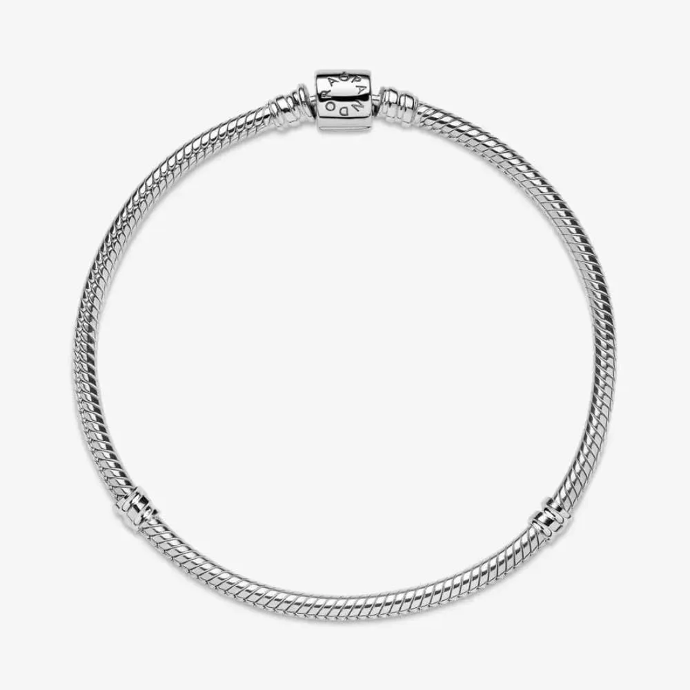 Pandora Icons Snake Chain Sterling Silver Bracelet, 23 cm - immagine 7