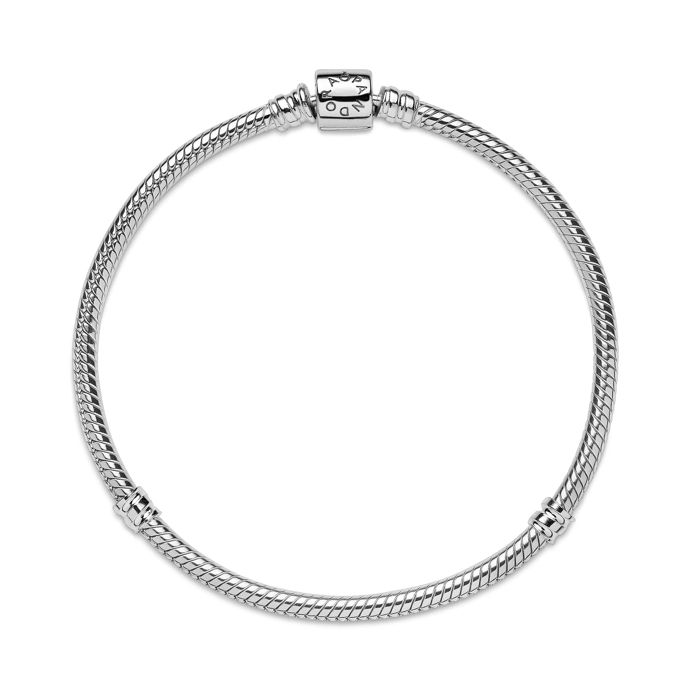 Pandora Icons Bracciale in maglia snake in argento Sterling, 19 cm - immagine 4
