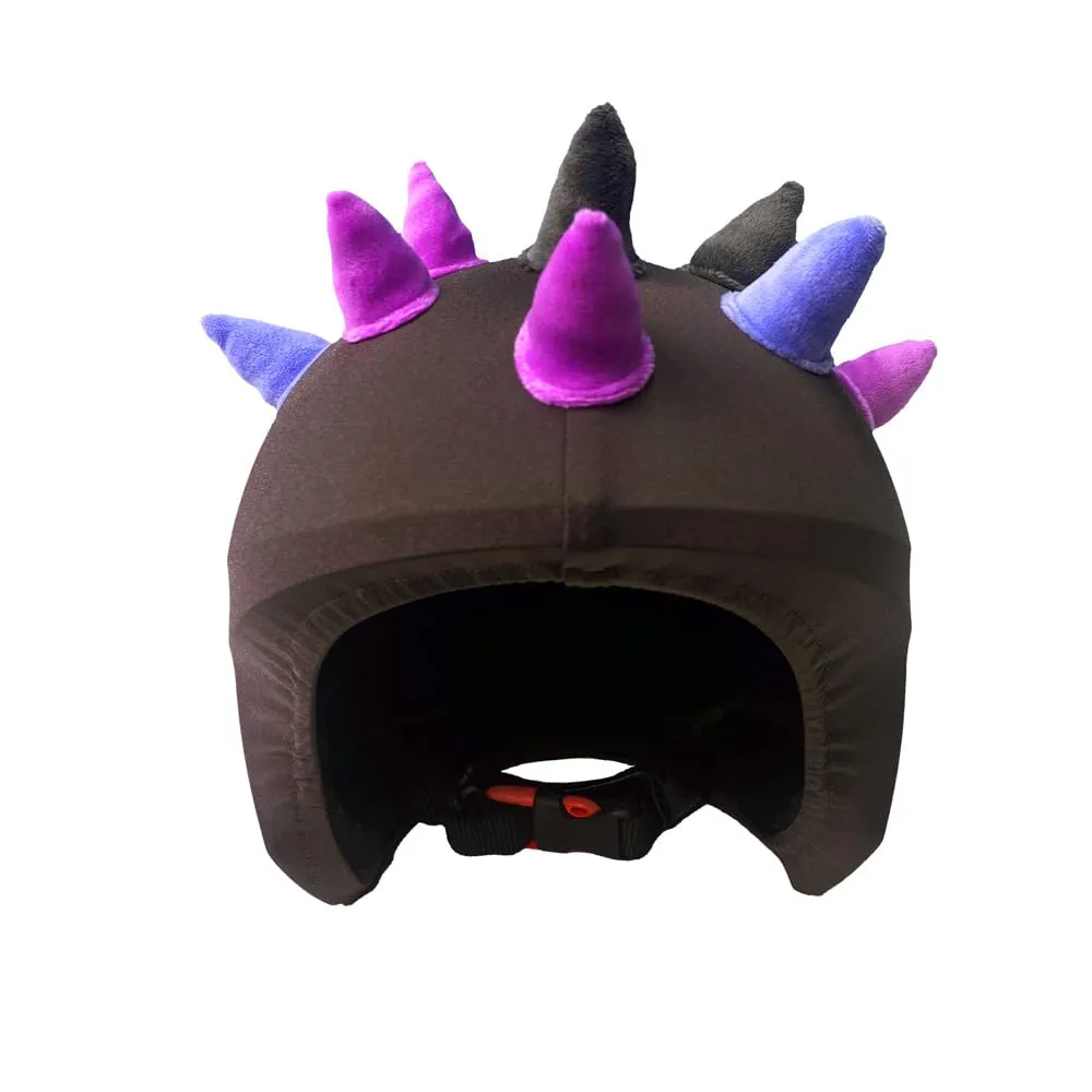 Coolcasc Corna Viola - Custodia universale per casco, Taglia unica - immagine 1