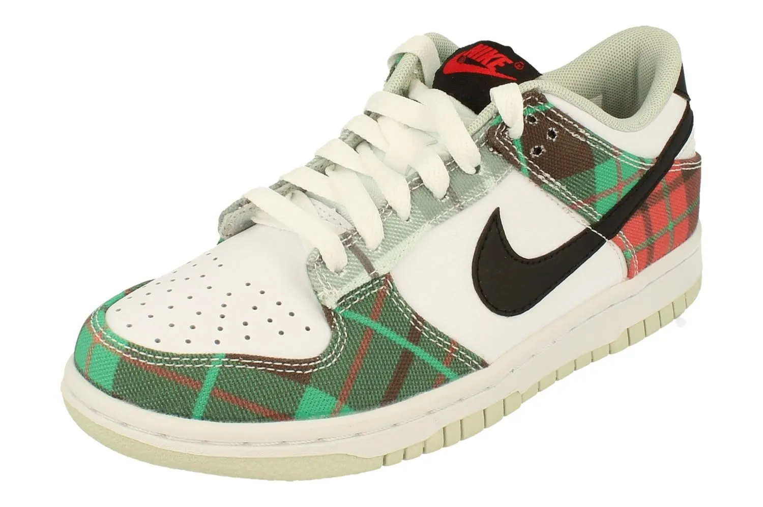 Nike Dunk Low SE 1 GS Trainers DV8919 - Bianco Nero Bianca 100, 38 EU - immagine 1