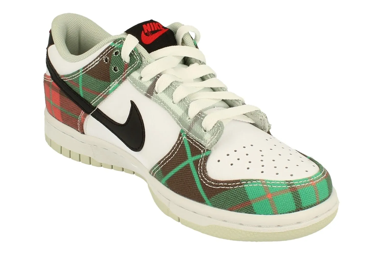 Nike Dunk Low SE 1 GS Trainers DV8919 - Bianco Nero Bianca 100, 38 EU - immagine 4