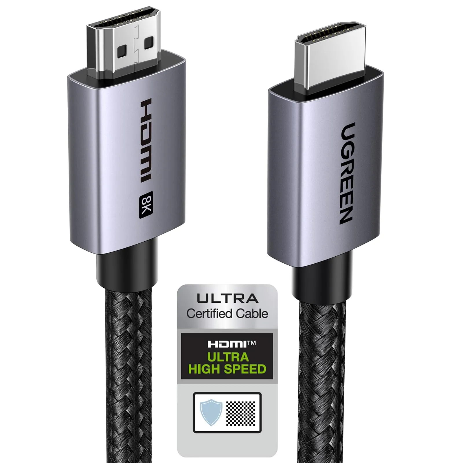 UGREEN Cavo HDMI 2.1 Certificato 8K 60Hz 4K 240Hz 48Gbps (2m) - immagine 1