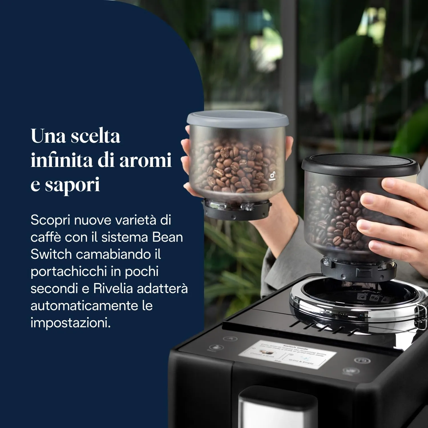 De'Longhi Rivelia Perfetto EXAM440.35.B Macchina da Caffè Automatica, Nero Onice - immagine 6