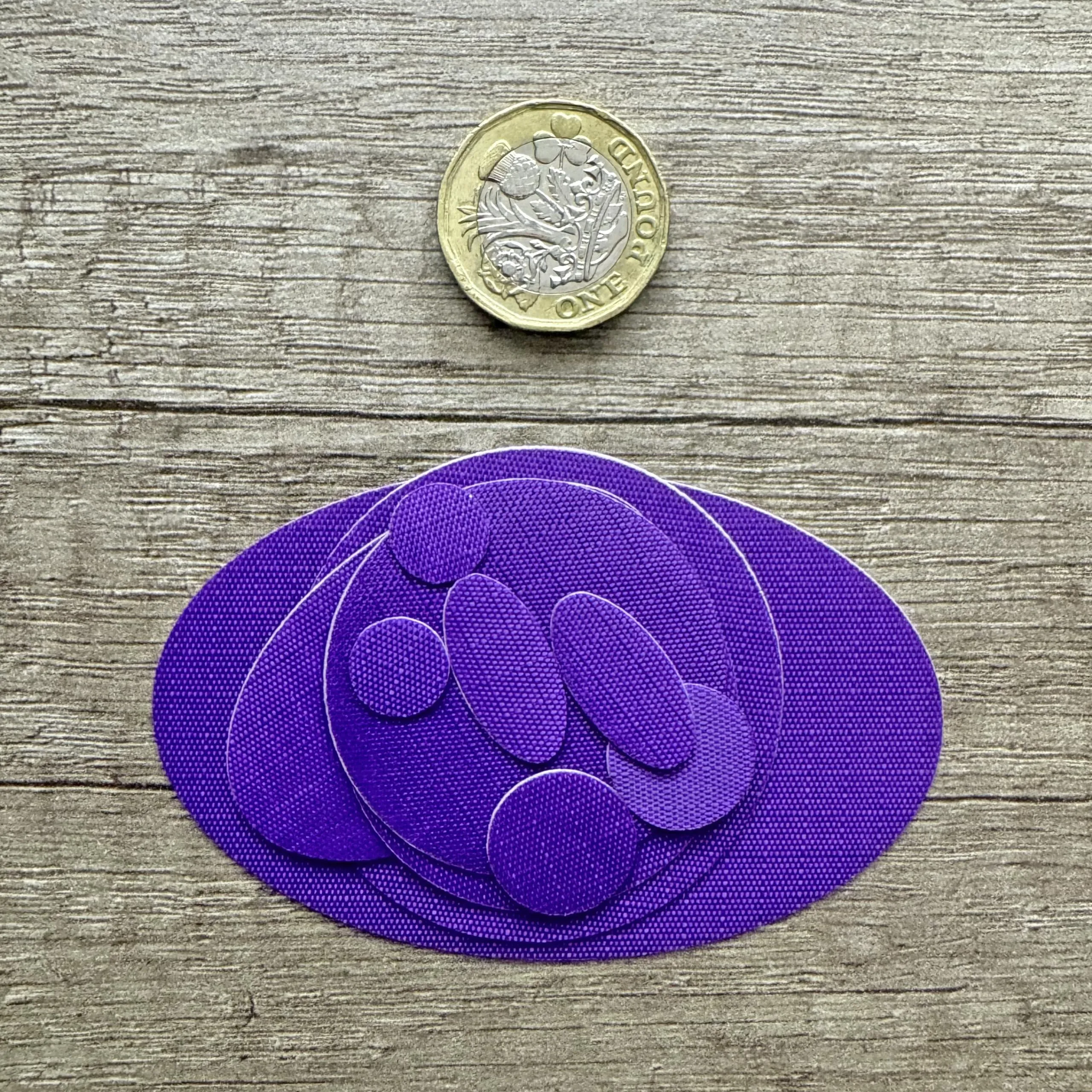 aZengear Toppe di Riparazione Impermeabili per Piumino e Tenda, 11 Pezzi, Viola - immagine 6
