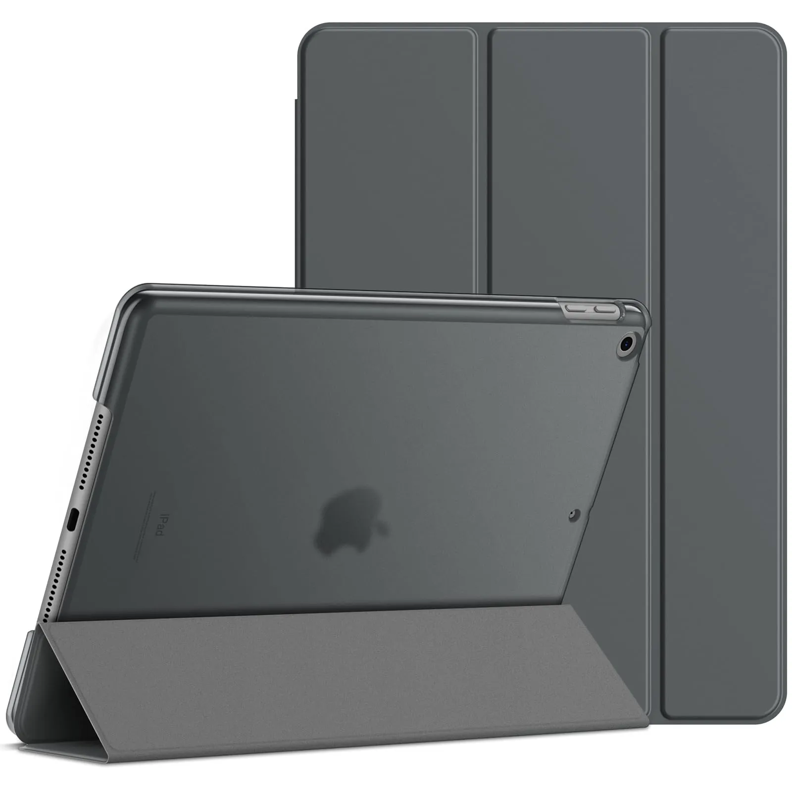 JETech Custodia per iPad 9ª/8ª/7ª Gen 10,2", Grigio Siderale - immagine 1