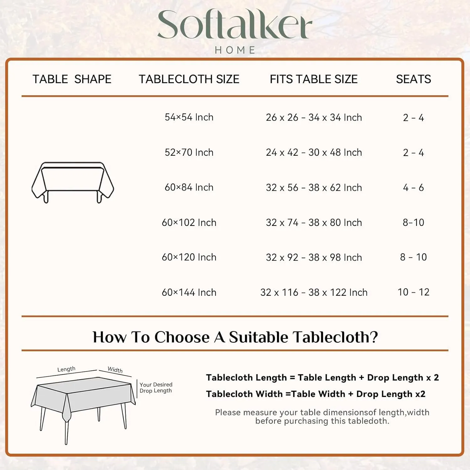 Softalker Tovaglia rettangolare in lino, 60 x 305 cm, naturale - immagine 7