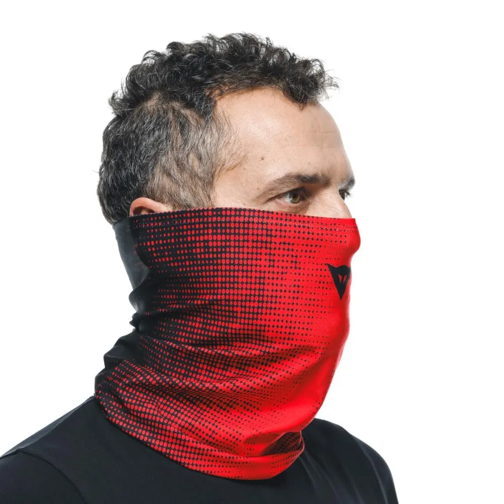Dainese Neck Gaiter Scaldacollo Moto Traspirante Unisex Rosso/Nero - immagine 3