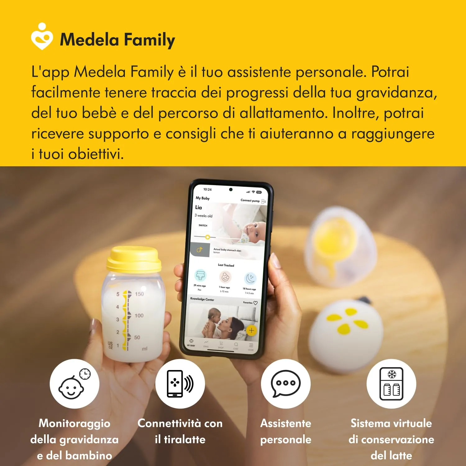 Medela Solo Tiralatte Elettrico Singolo Hands-free - immagine 13