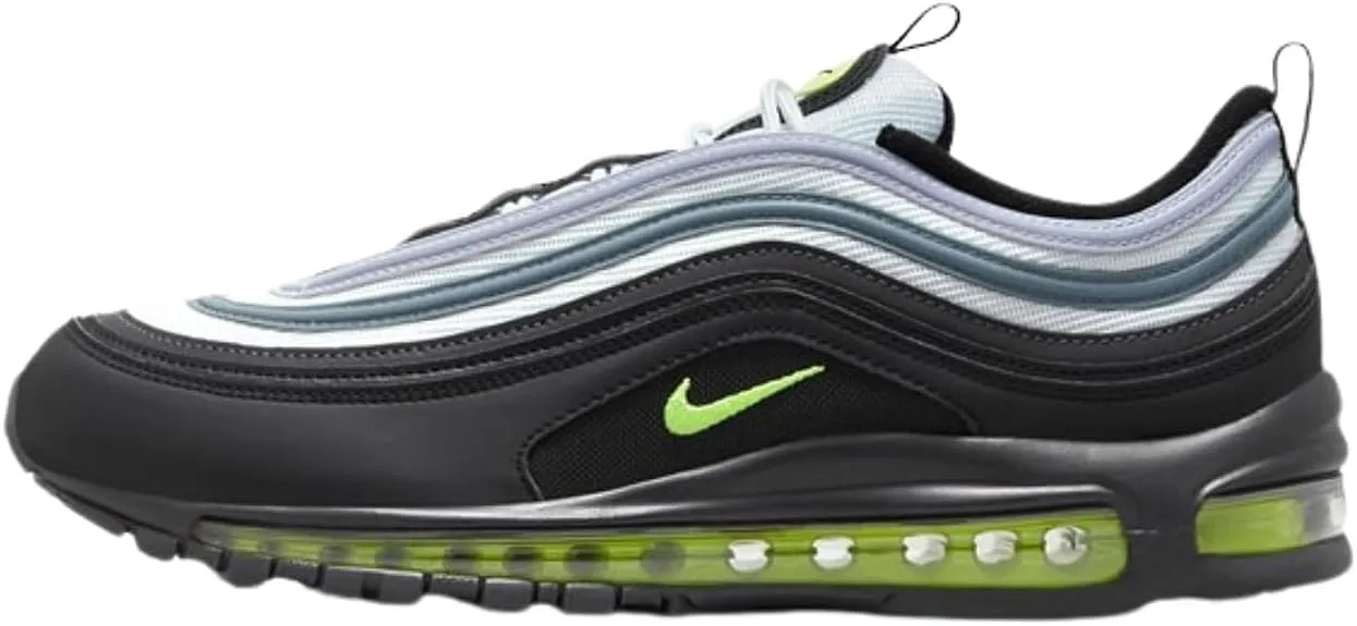 Nike Air Max 97 Pure Platinum Volt Nero Bianco, 48.5 EU - immagine 1