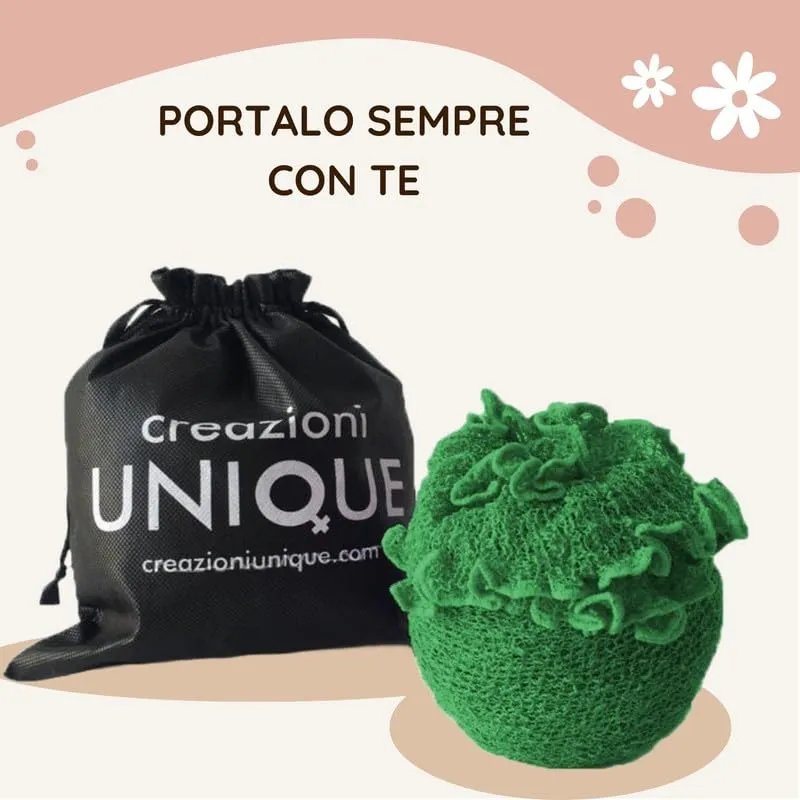 creazioni unique Poncho Coprispalle da Donna in Rete di Viscosa Termica, Rosso - immagine 6