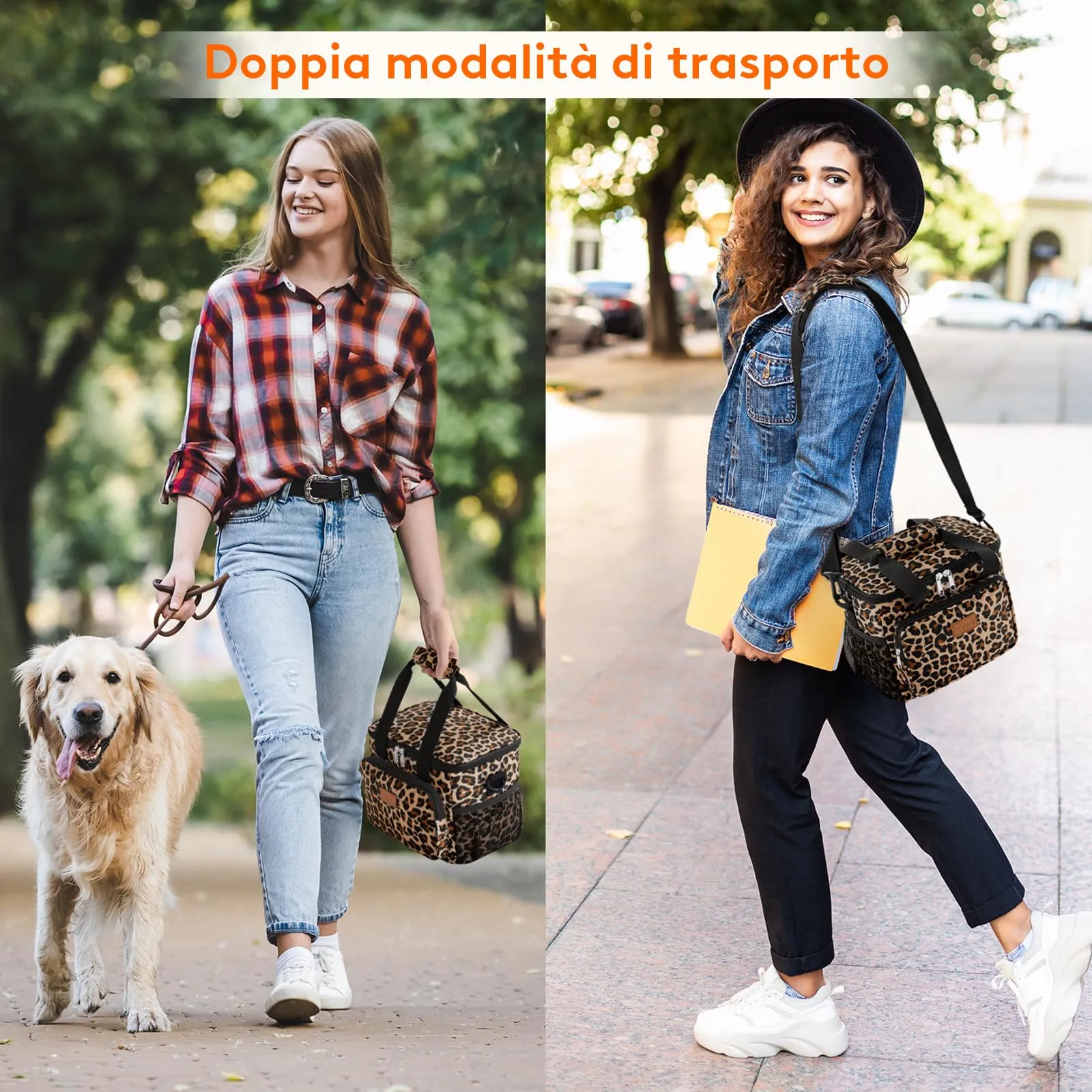 Lifewit Borsa Termica Porta Pranzo 9L, Fiore - immagine 6