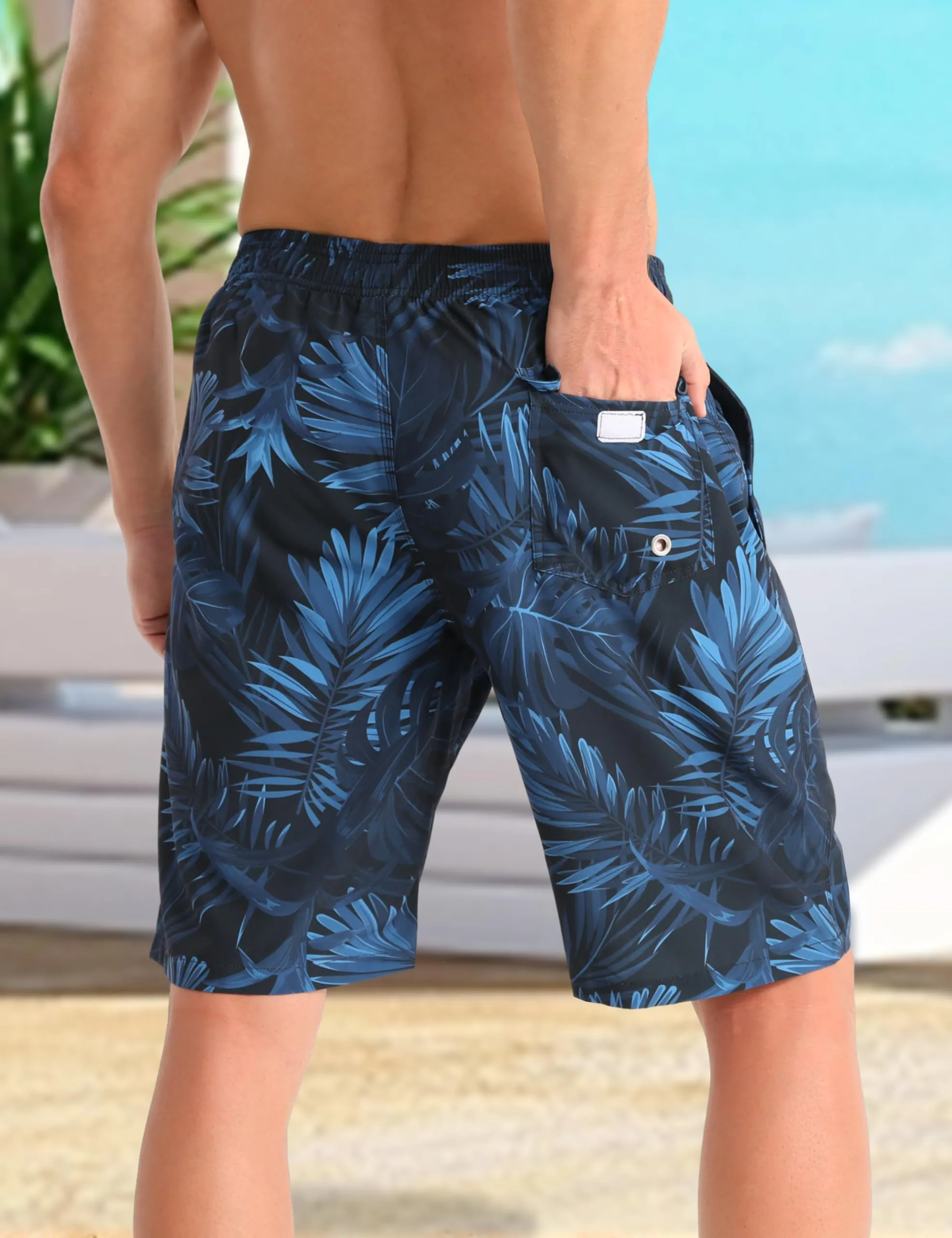 APTRO Pantaloncini da Bagno Uomo Stampa Hawaiana MK288 M - immagine 3