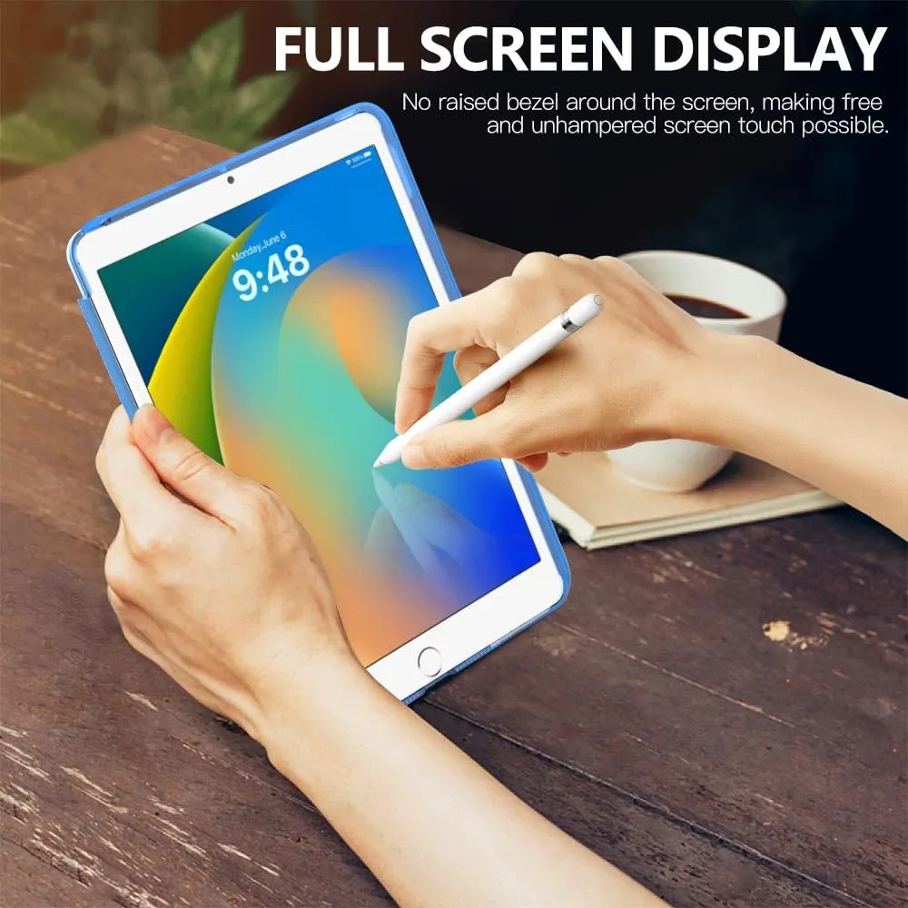 MoKo Cover for iPad 9th/8th/7th Gen 10.2 inch (2019-2021) - Onda Blu - immagine 7