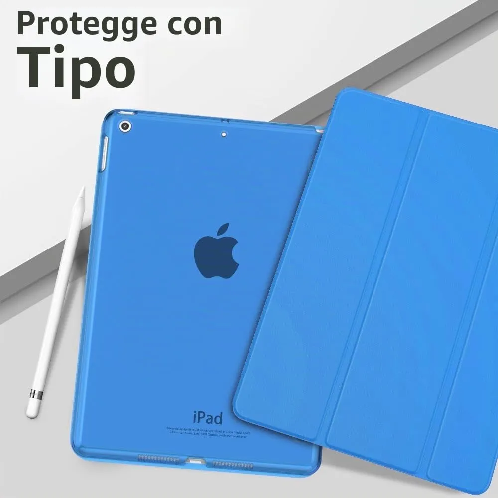 MoKo Cover for iPad 9th/8th/7th Gen 10.2 inch (2019-2021) - Onda Blu - immagine 9