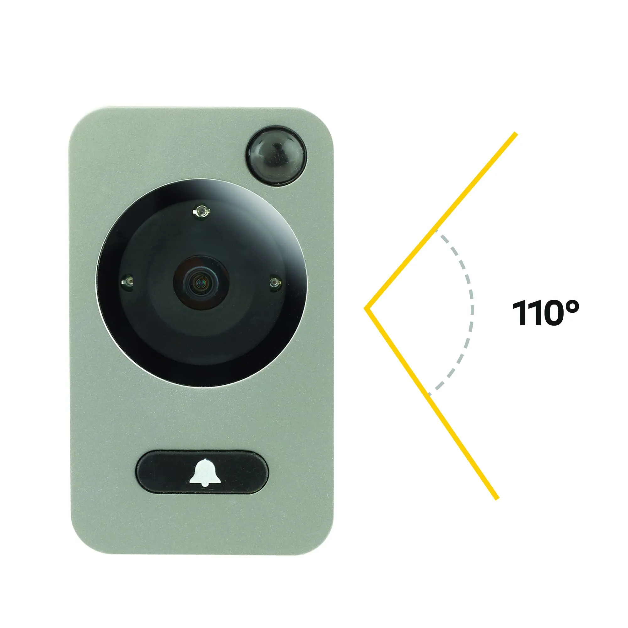 Yale Spioncino Elettronico Autoimaging 45-5800-1443-00-60-01 Argento - immagine 3