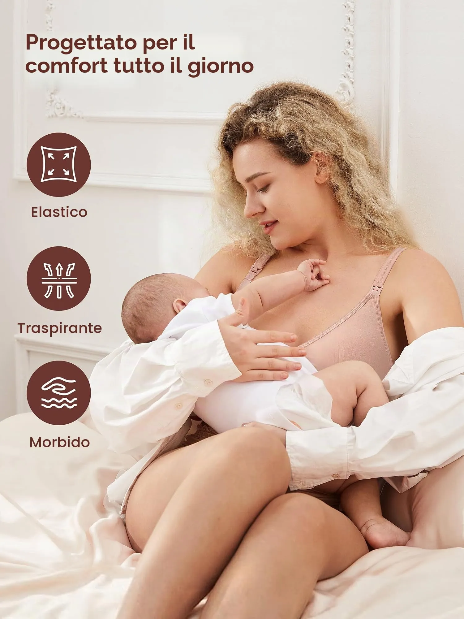 HBselect Reggiseno Allattamento con Estensione, 3 Pezzi - immagine 5