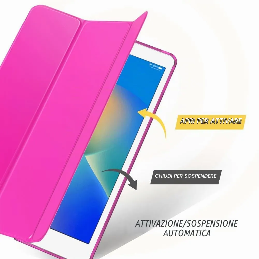 MoKo Cover for iPad 9th/8th/7th Gen 10.2" (2021/2020/2019), Pitaya Rosso - immagine 5