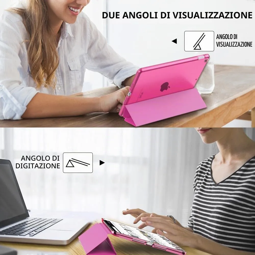 MoKo Cover for iPad 9th/8th/7th Gen 10.2" (2021/2020/2019), Pitaya Rosso - immagine 6