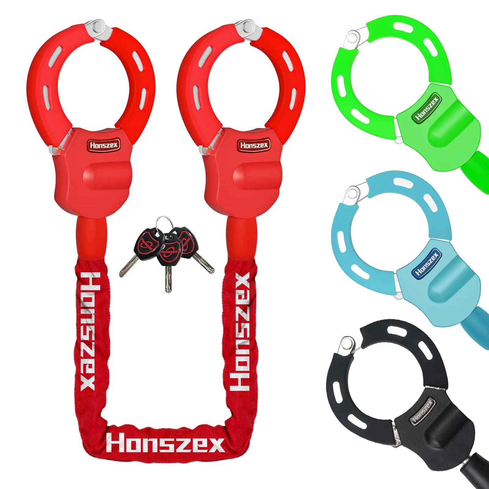 Honszex Lucchetto per Monopattino Elettrico e Bici, 36,22 Pollici - immagine 1