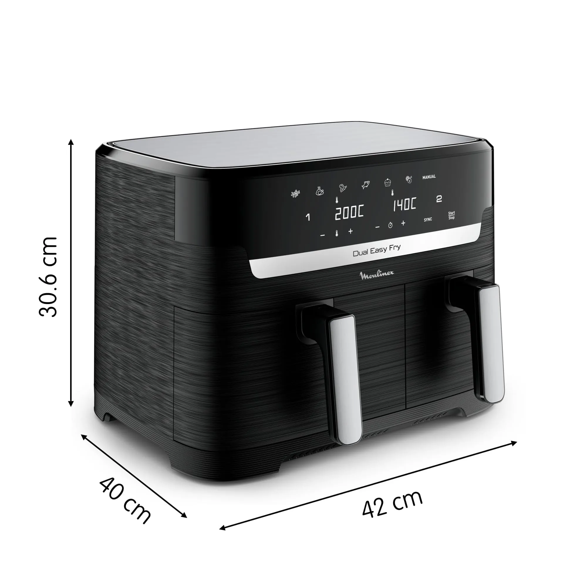 Moulinex Dual Easy Fry Air Fryer 8.3 L, EZ9018 - immagine 3