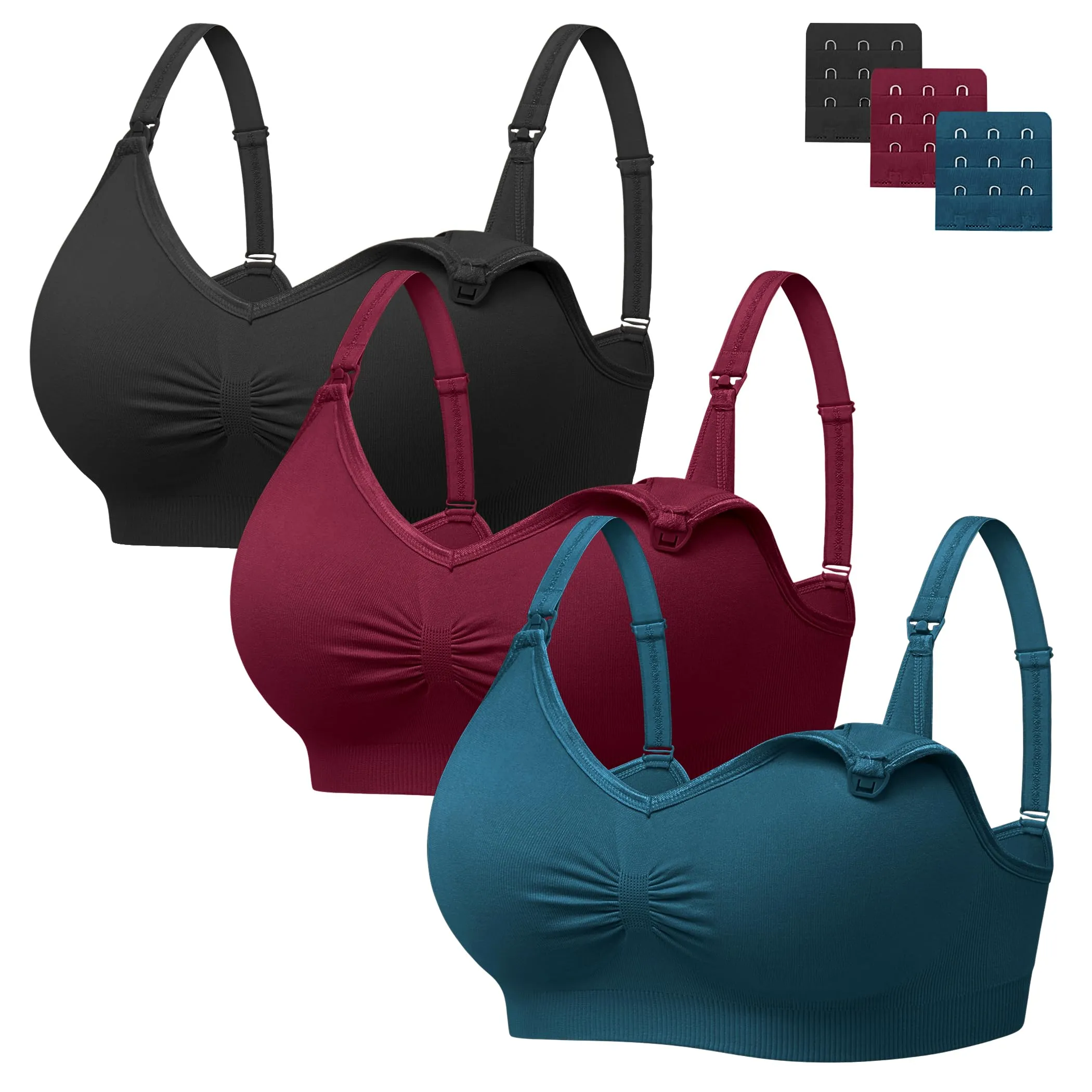 HBselect Reggiseno Allattamento con Estensione, 3 Pezzi - immagine 1