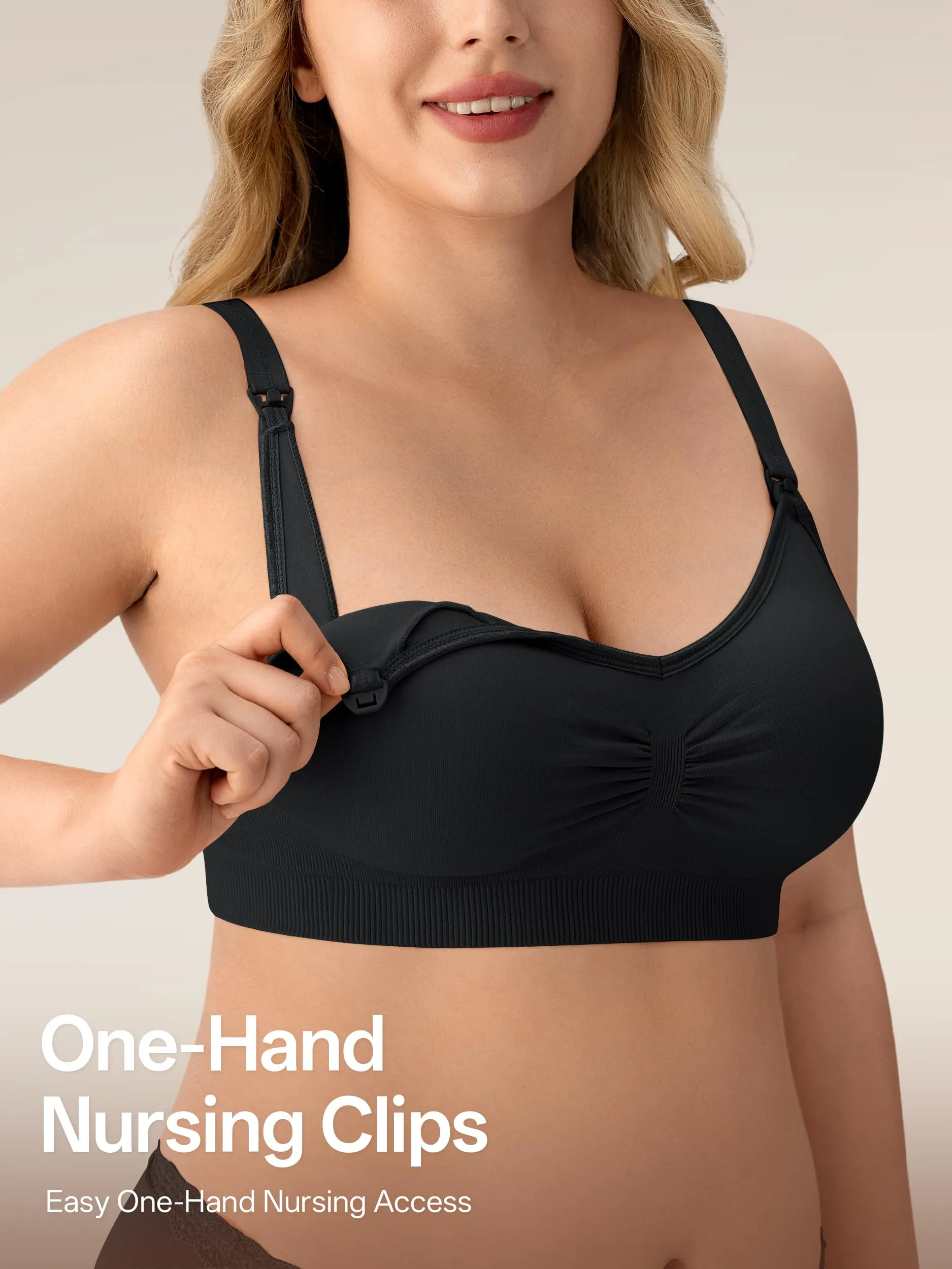 HBselect Reggiseno Allattamento con Estensione, 3 Pezzi - immagine 2