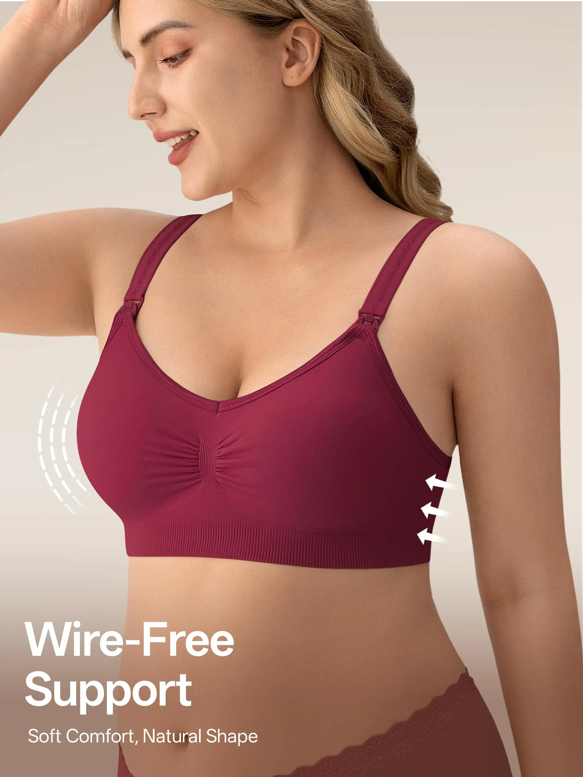 HBselect Reggiseno Allattamento con Estensione, 3 Pezzi - immagine 3
