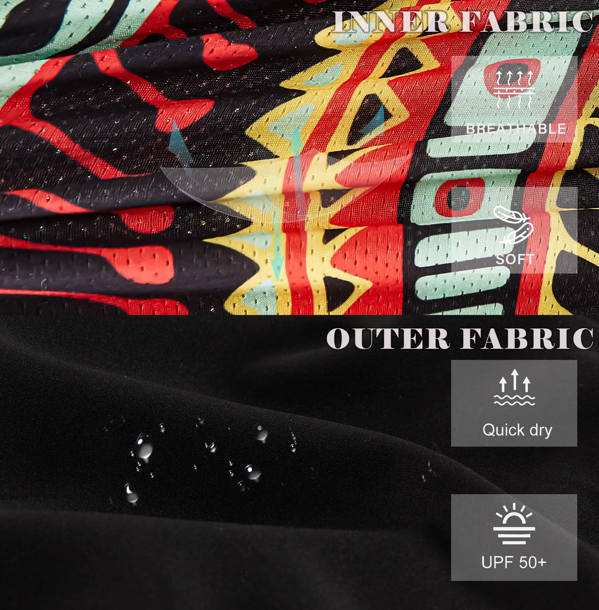 APTRO Pantaloncini da Bagno Uomo Stampa Hawaiana Bohemia MK283 3XL - immagine 5
