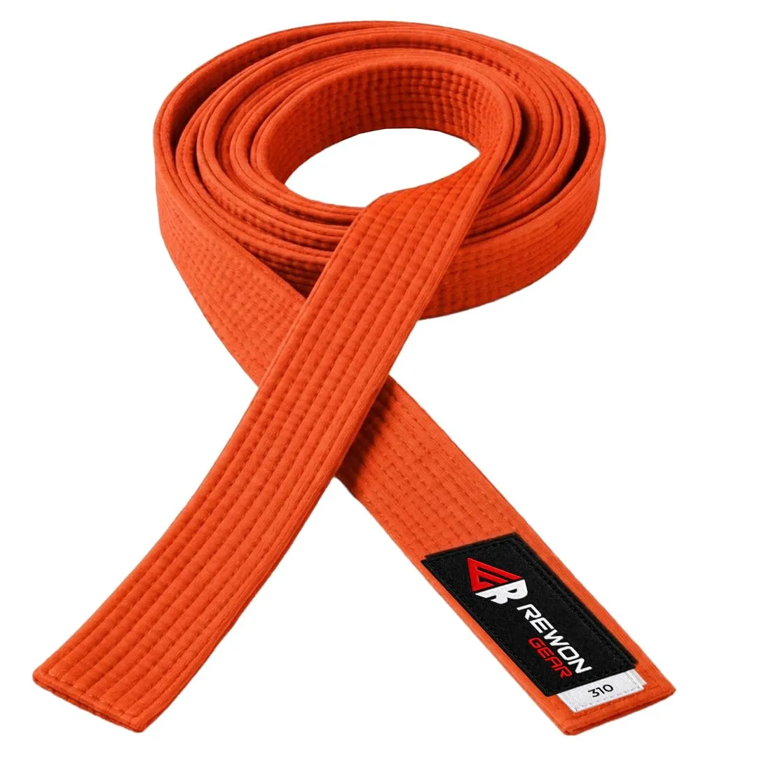 URBANSBEE Cintura per Karate Judo Taekwondo Arti Marziali in Cotone per Bambini e Adulti - immagine 1